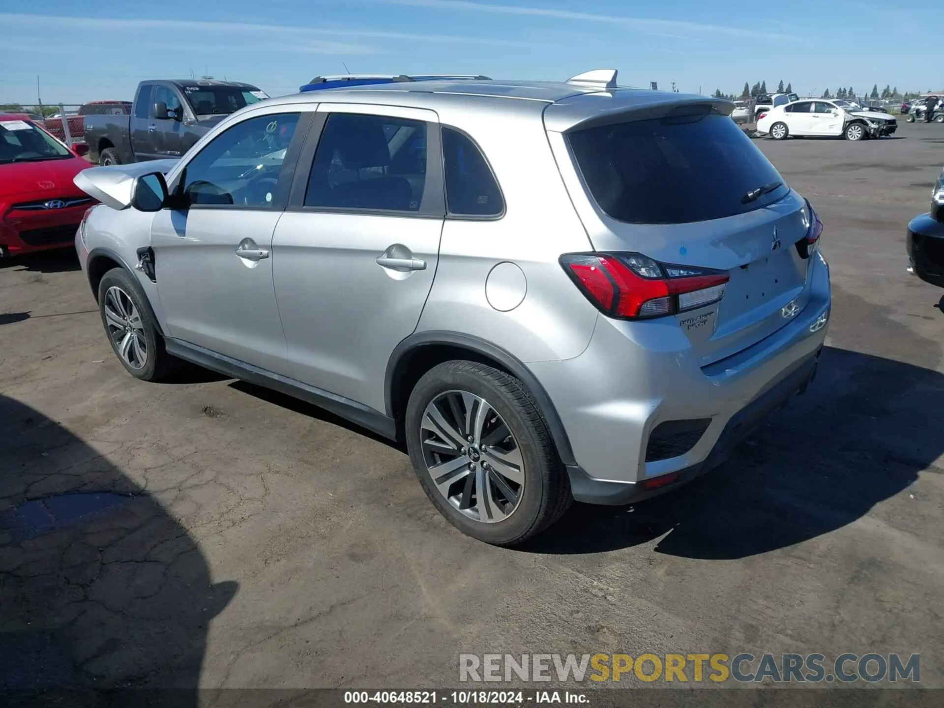 3 Photograph of a damaged car JA4AR3AUXLU025525 MITSUBISHI OUTLANDER SPORT 2020