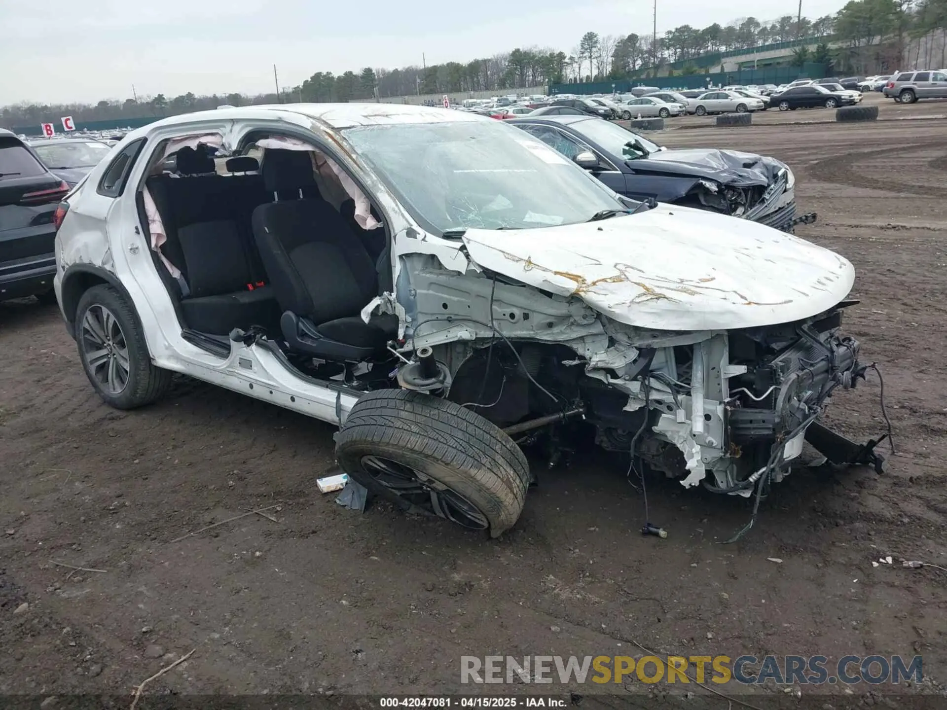 1 Photograph of a damaged car JA4AR3AUXLU027372 MITSUBISHI OUTLANDER SPORT 2020