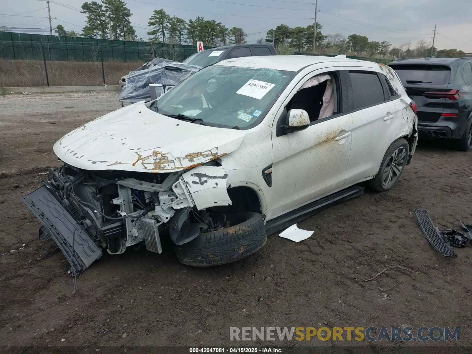 2 Photograph of a damaged car JA4AR3AUXLU027372 MITSUBISHI OUTLANDER SPORT 2020