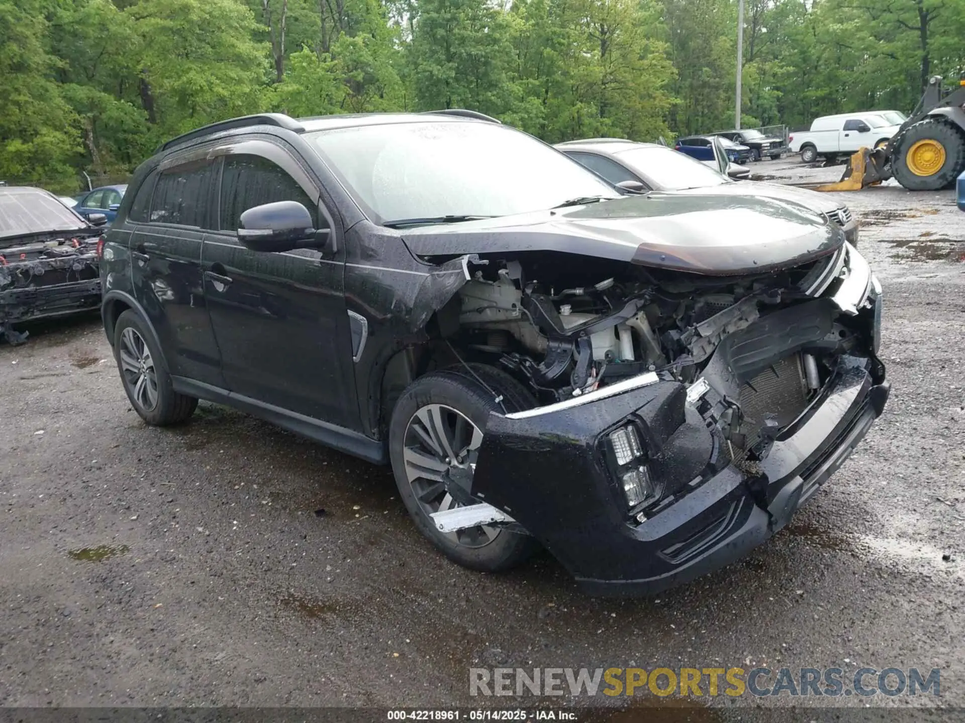 1 Photograph of a damaged car JA4AR4AW4LU002443 MITSUBISHI OUTLANDER SPORT 2020