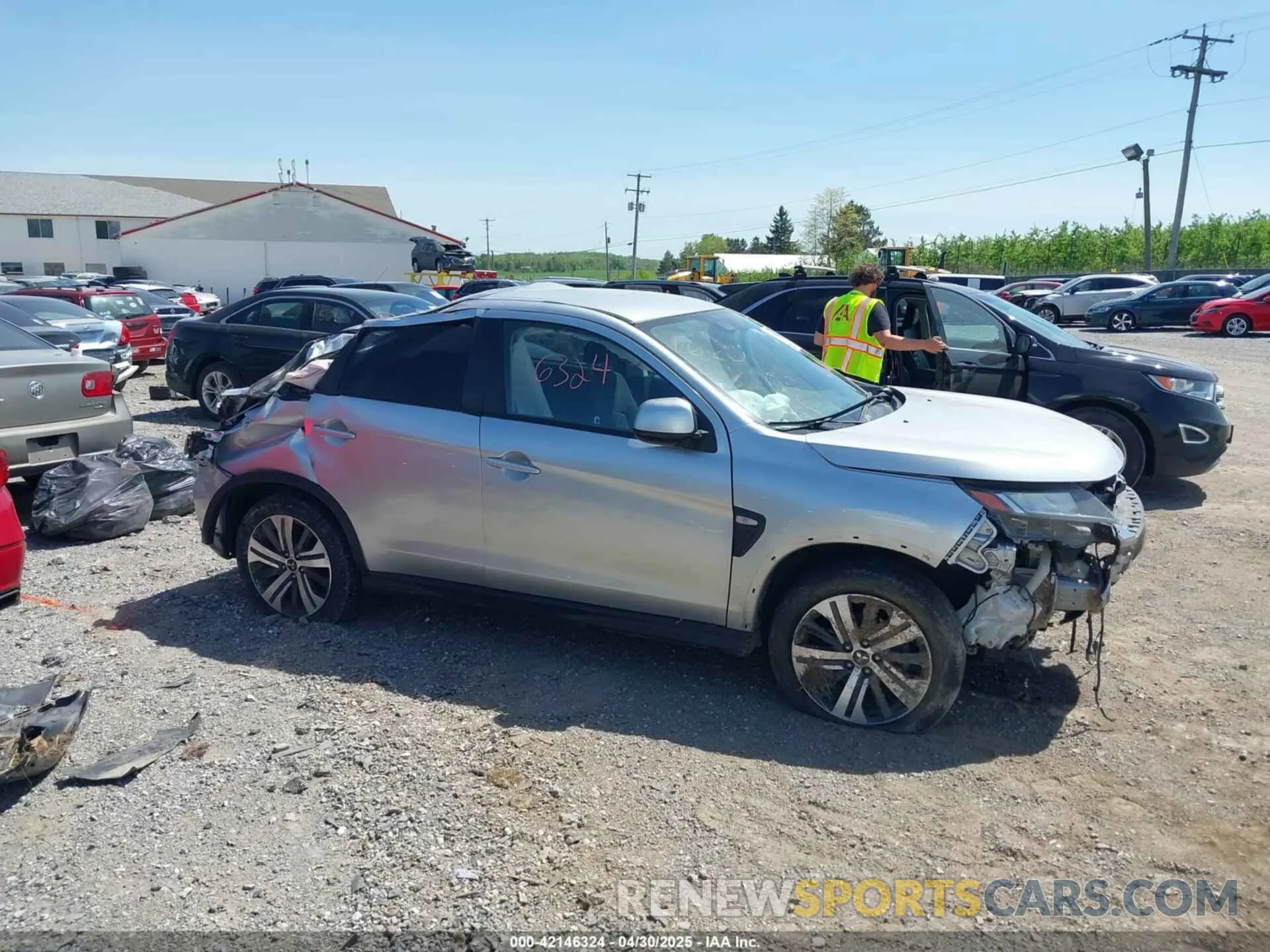 13 Photograph of a damaged car JA4APUAU0MU003658 MITSUBISHI OUTLANDER SPORT 2021