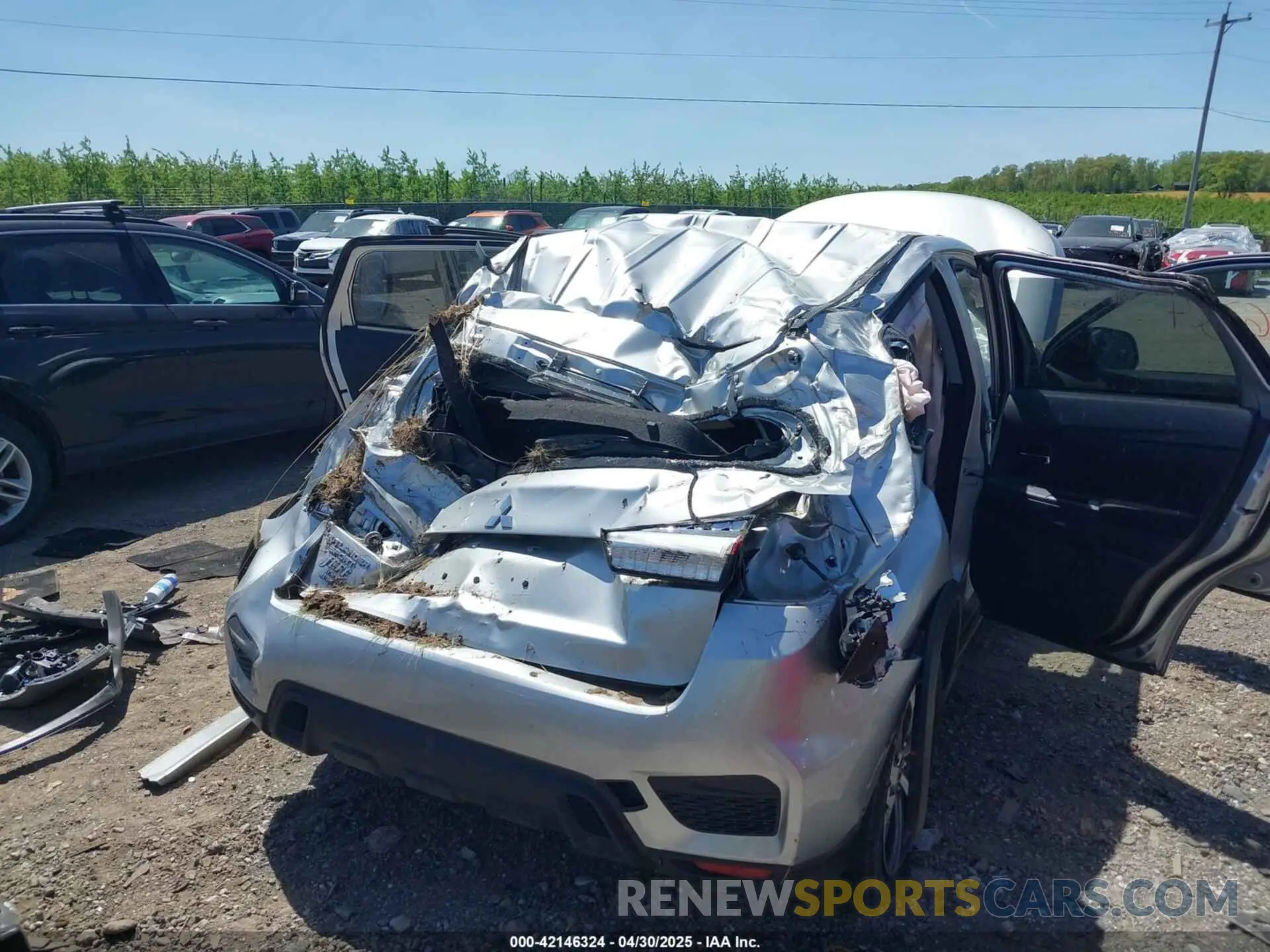 6 Photograph of a damaged car JA4APUAU0MU003658 MITSUBISHI OUTLANDER SPORT 2021