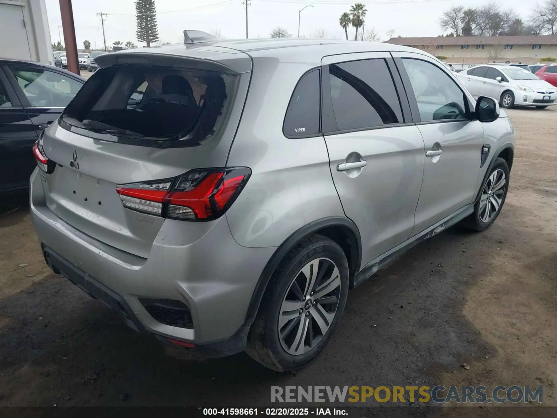 4 Photograph of a damaged car JA4APUAU1MU006049 MITSUBISHI OUTLANDER SPORT 2021