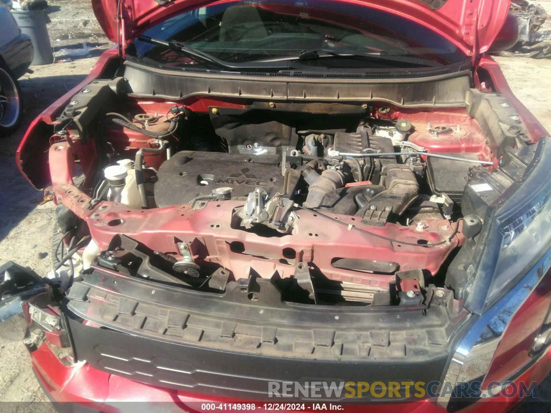 10 Photograph of a damaged car JA4APUAU1MU021795 MITSUBISHI OUTLANDER SPORT 2021