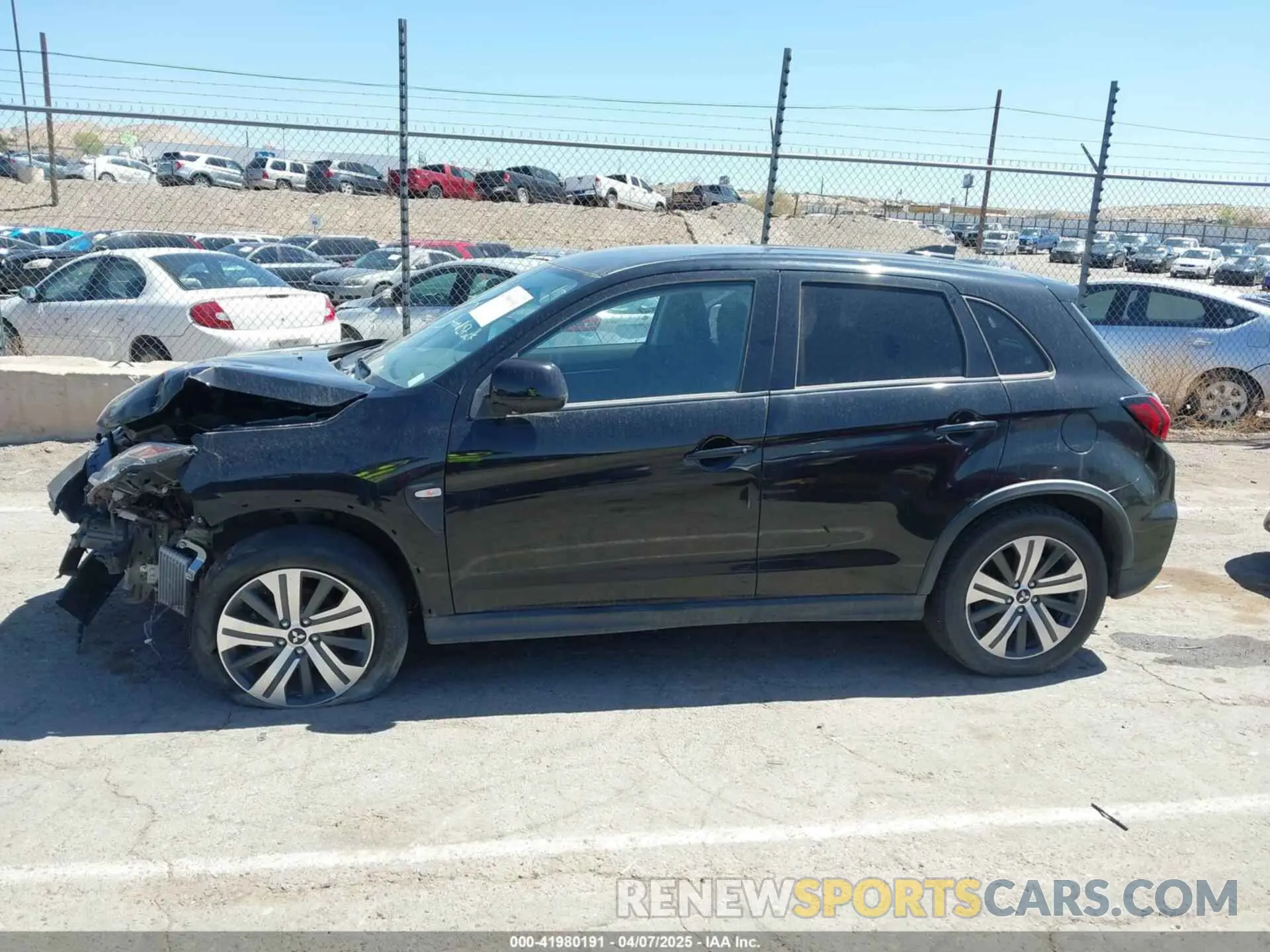 14 Photograph of a damaged car JA4APUAU2MU000390 MITSUBISHI OUTLANDER SPORT 2021