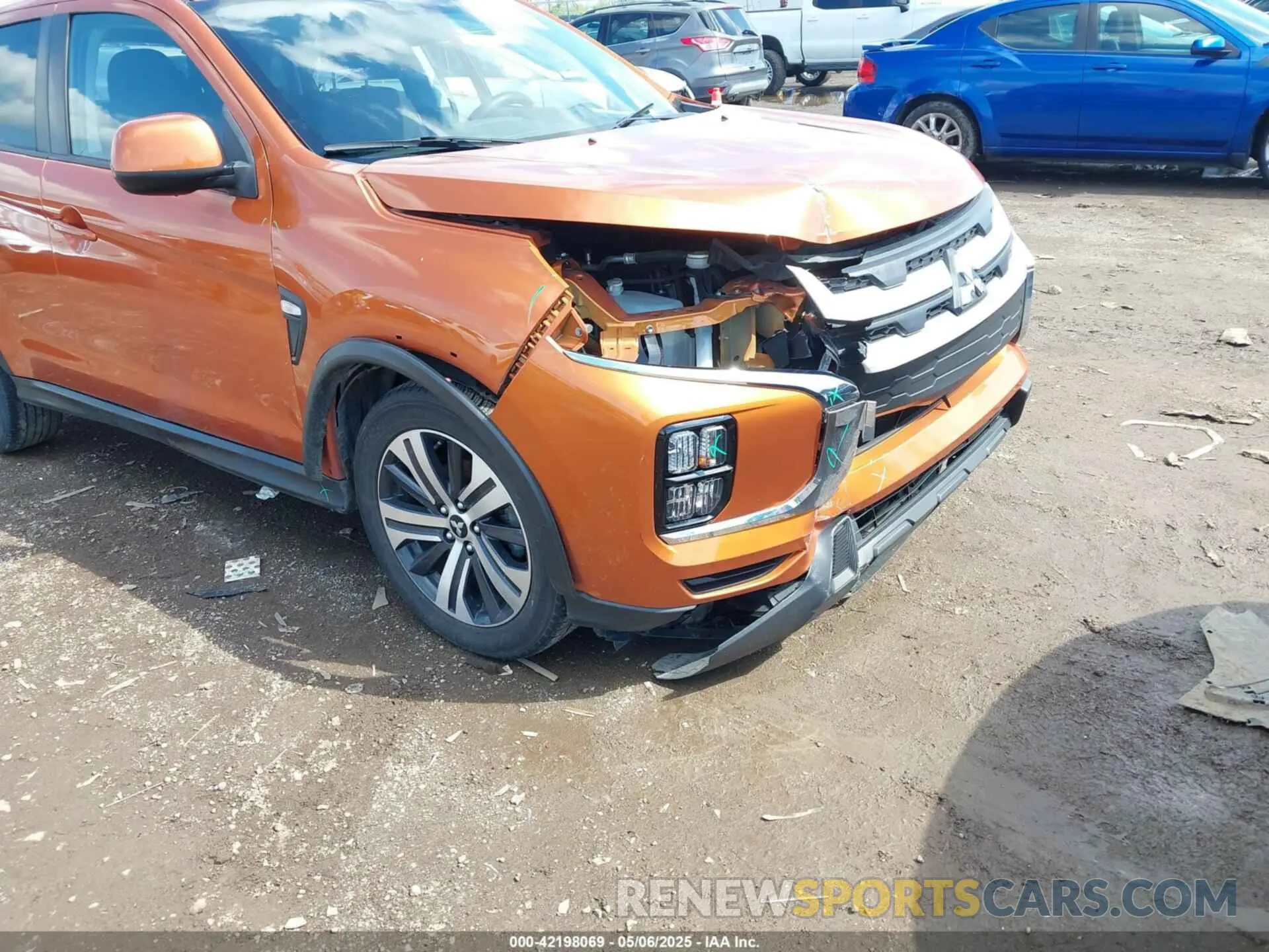 6 Photograph of a damaged car JA4APUAU2MU008117 MITSUBISHI OUTLANDER SPORT 2021