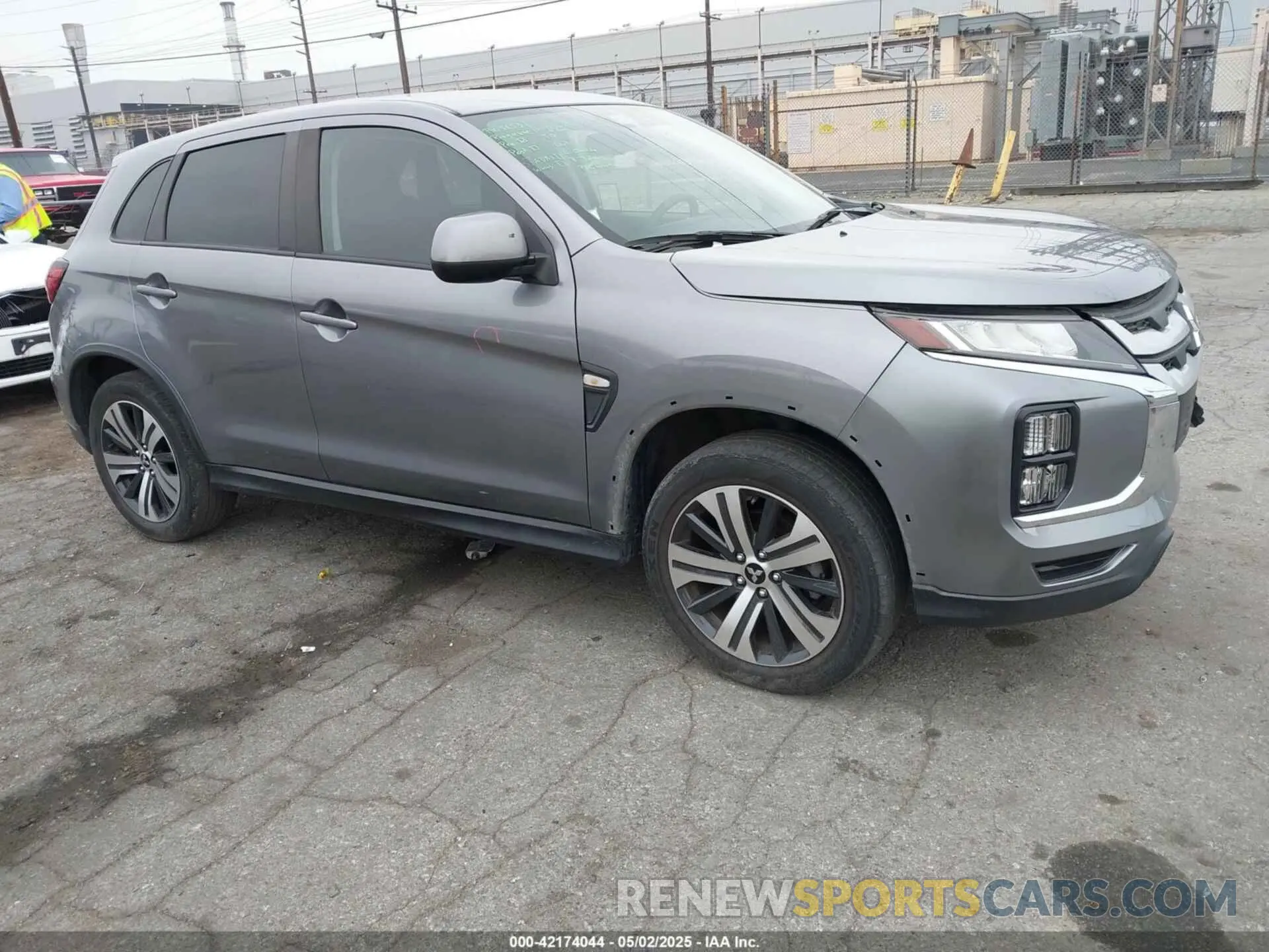 1 Photograph of a damaged car JA4APUAU2MU036192 MITSUBISHI OUTLANDER SPORT 2021
