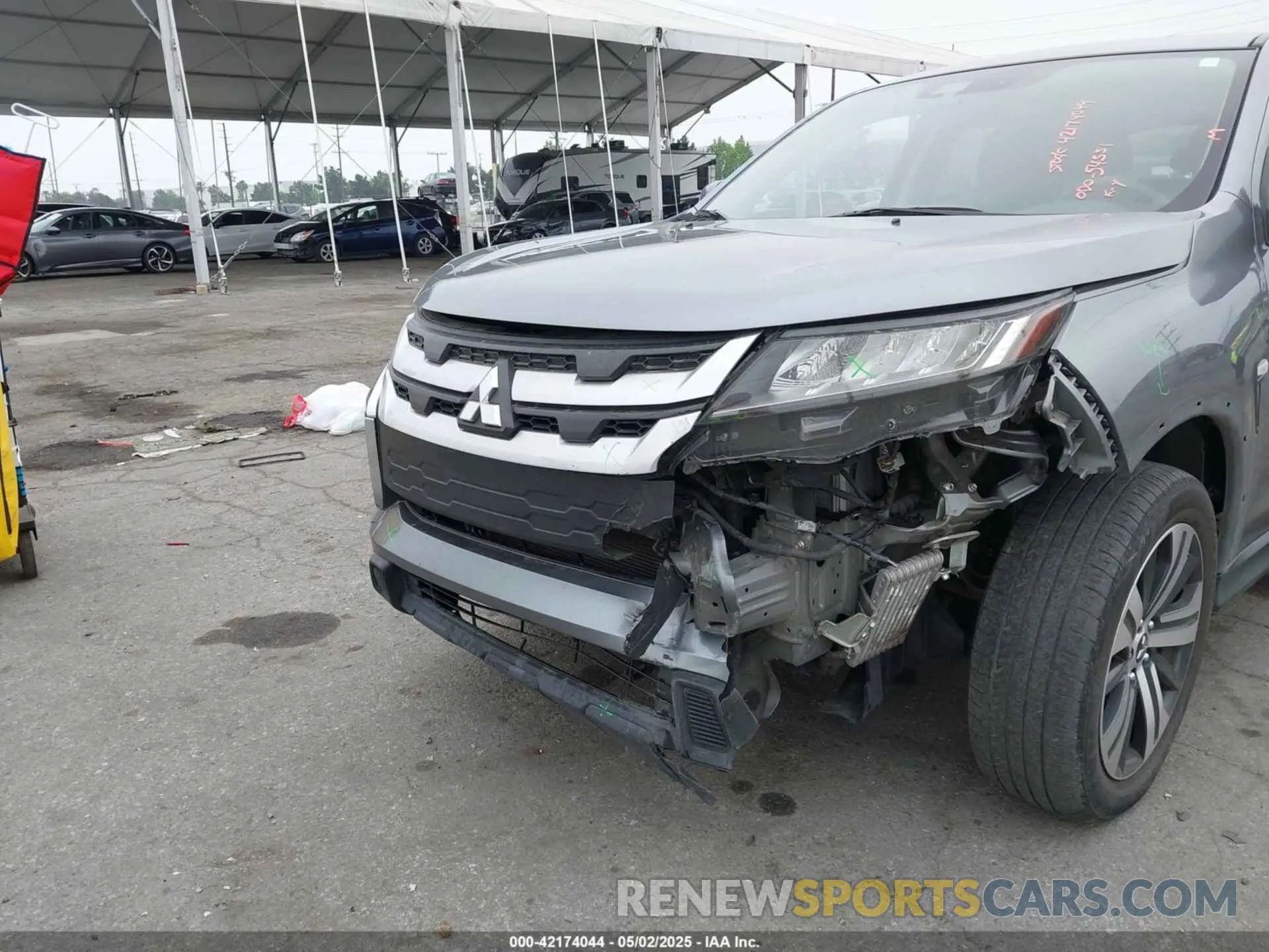 6 Photograph of a damaged car JA4APUAU2MU036192 MITSUBISHI OUTLANDER SPORT 2021