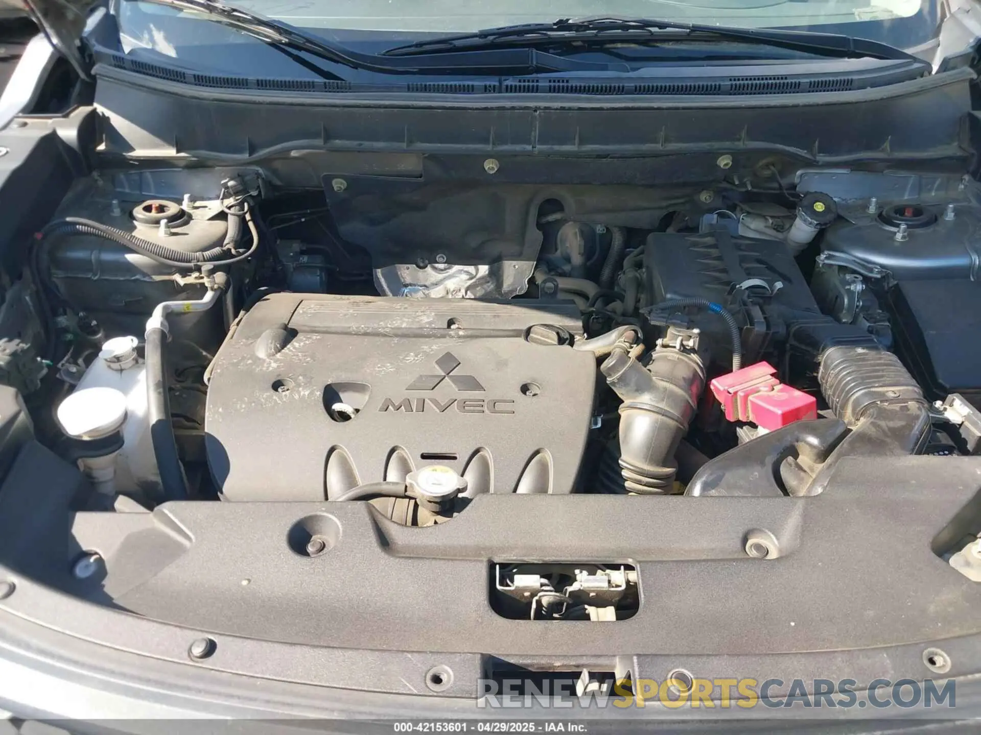 10 Photograph of a damaged car JA4APUAU3MU002584 MITSUBISHI OUTLANDER SPORT 2021