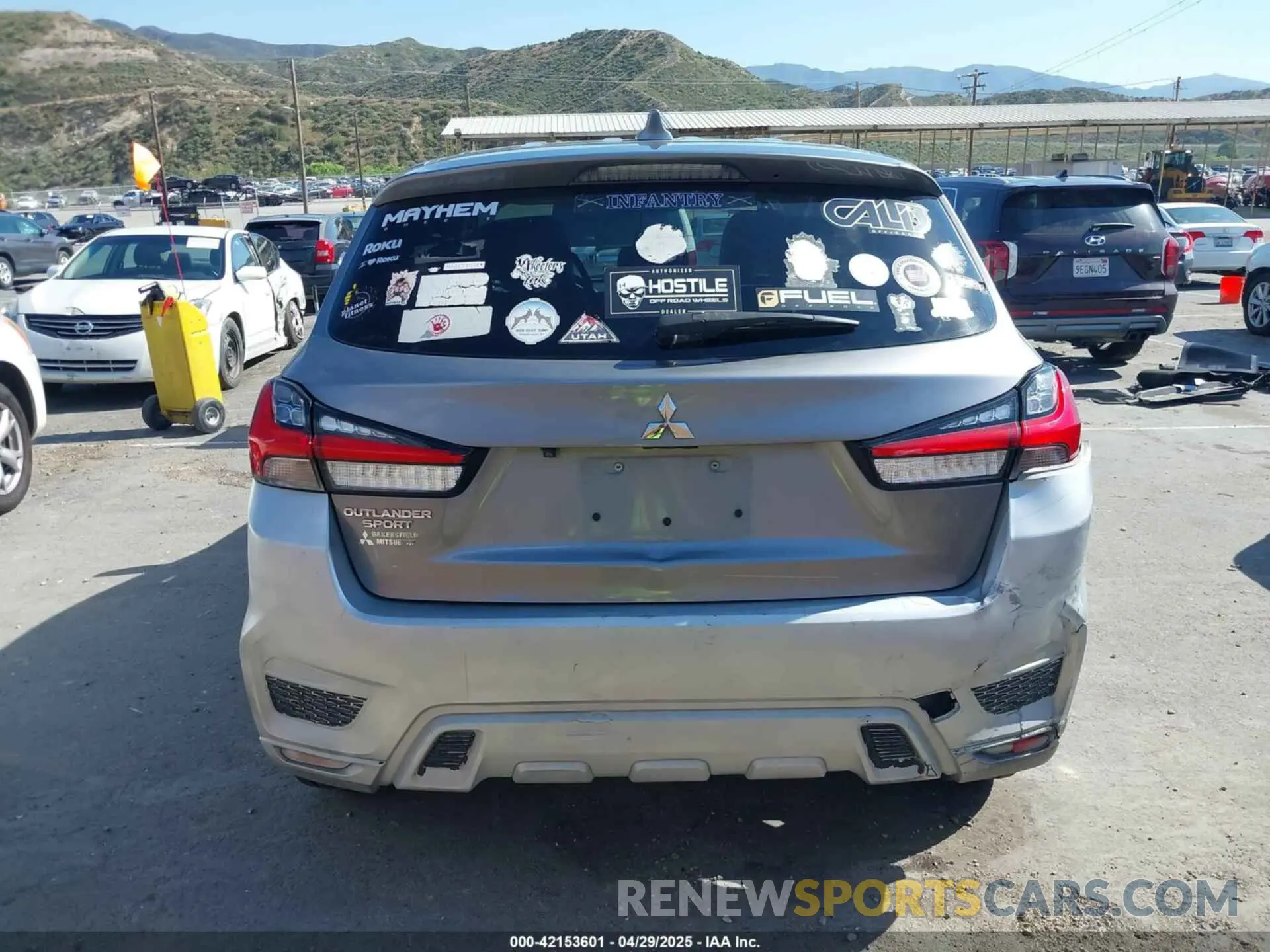 16 Photograph of a damaged car JA4APUAU3MU002584 MITSUBISHI OUTLANDER SPORT 2021