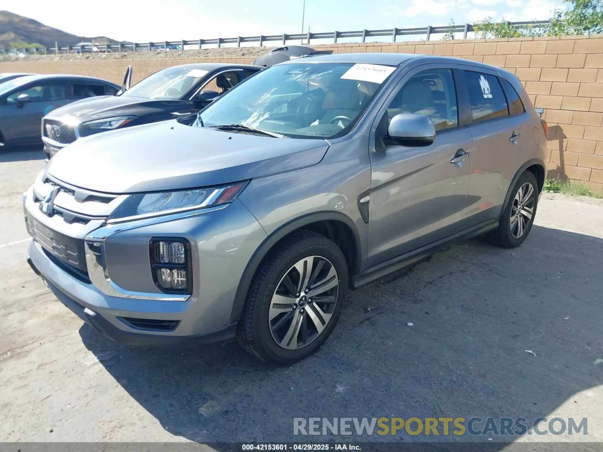 2 Photograph of a damaged car JA4APUAU3MU002584 MITSUBISHI OUTLANDER SPORT 2021