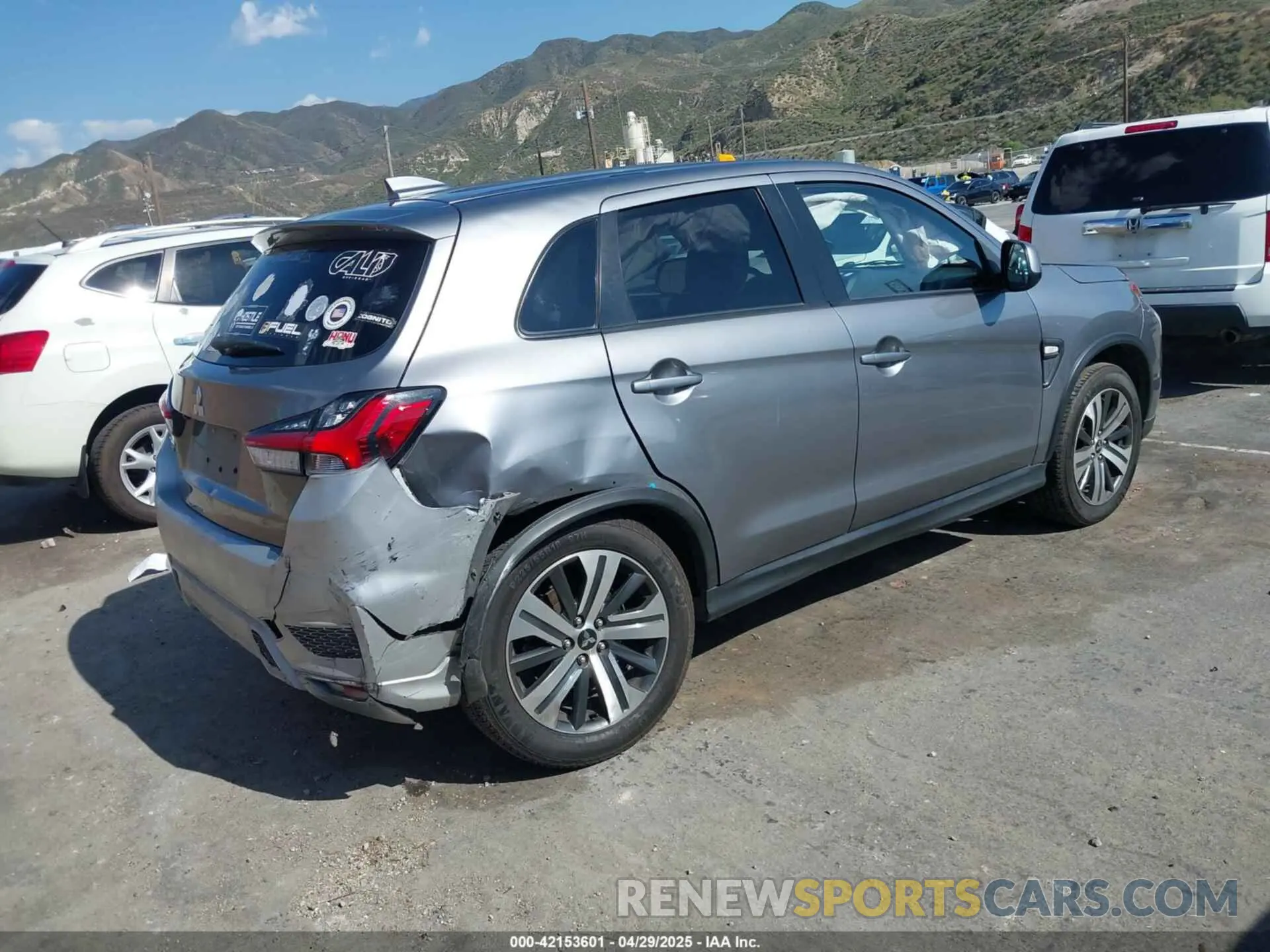4 Photograph of a damaged car JA4APUAU3MU002584 MITSUBISHI OUTLANDER SPORT 2021