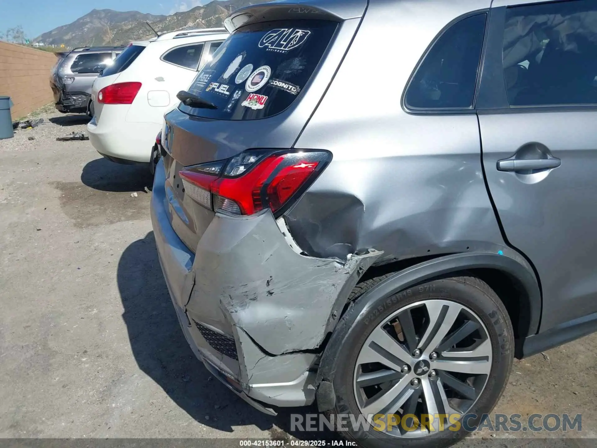 6 Photograph of a damaged car JA4APUAU3MU002584 MITSUBISHI OUTLANDER SPORT 2021