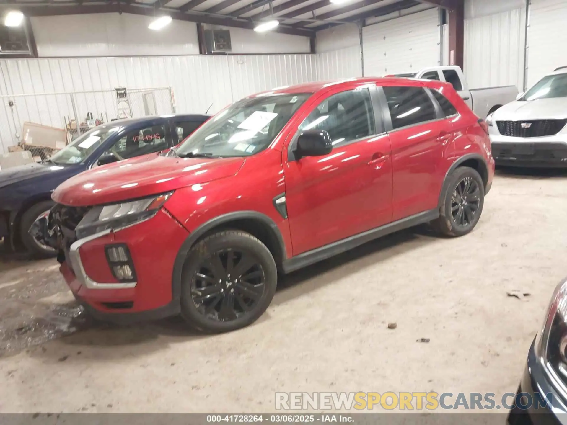 2 Photograph of a damaged car JA4APUAU3MU030840 MITSUBISHI OUTLANDER SPORT 2021