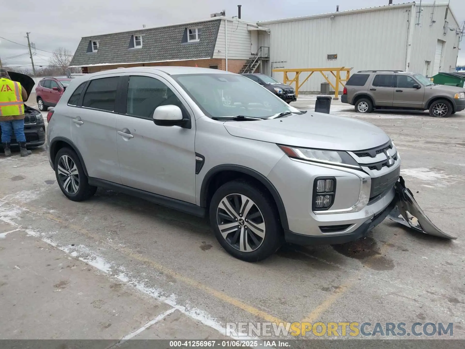1 Photograph of a damaged car JA4APUAU3MU035164 MITSUBISHI OUTLANDER SPORT 2021
