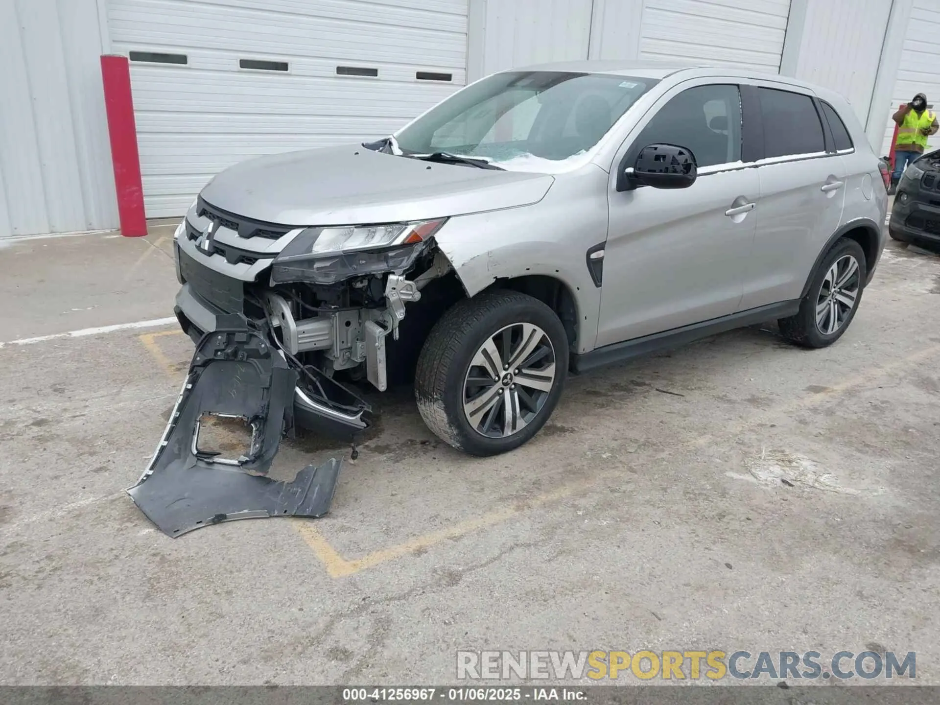 2 Photograph of a damaged car JA4APUAU3MU035164 MITSUBISHI OUTLANDER SPORT 2021