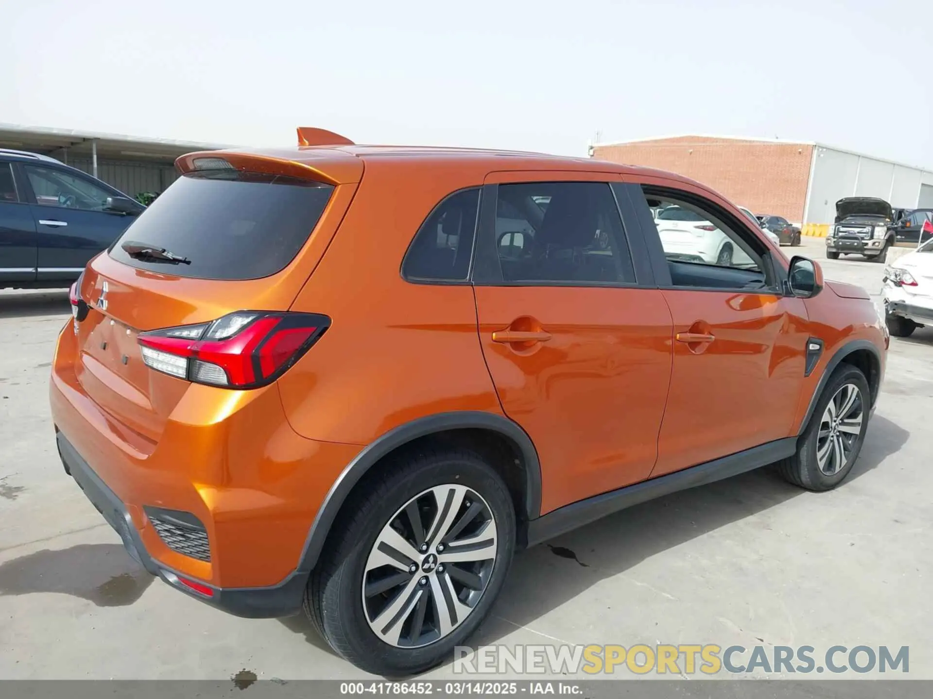 6 Photograph of a damaged car JA4APUAU4MU001847 MITSUBISHI OUTLANDER SPORT 2021