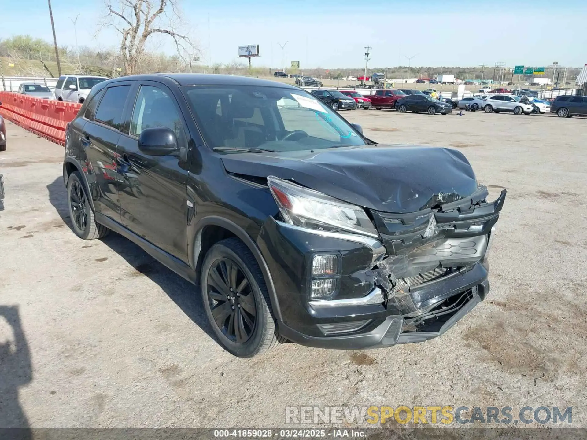 1 Photograph of a damaged car JA4APUAU4MU031026 MITSUBISHI OUTLANDER SPORT 2021