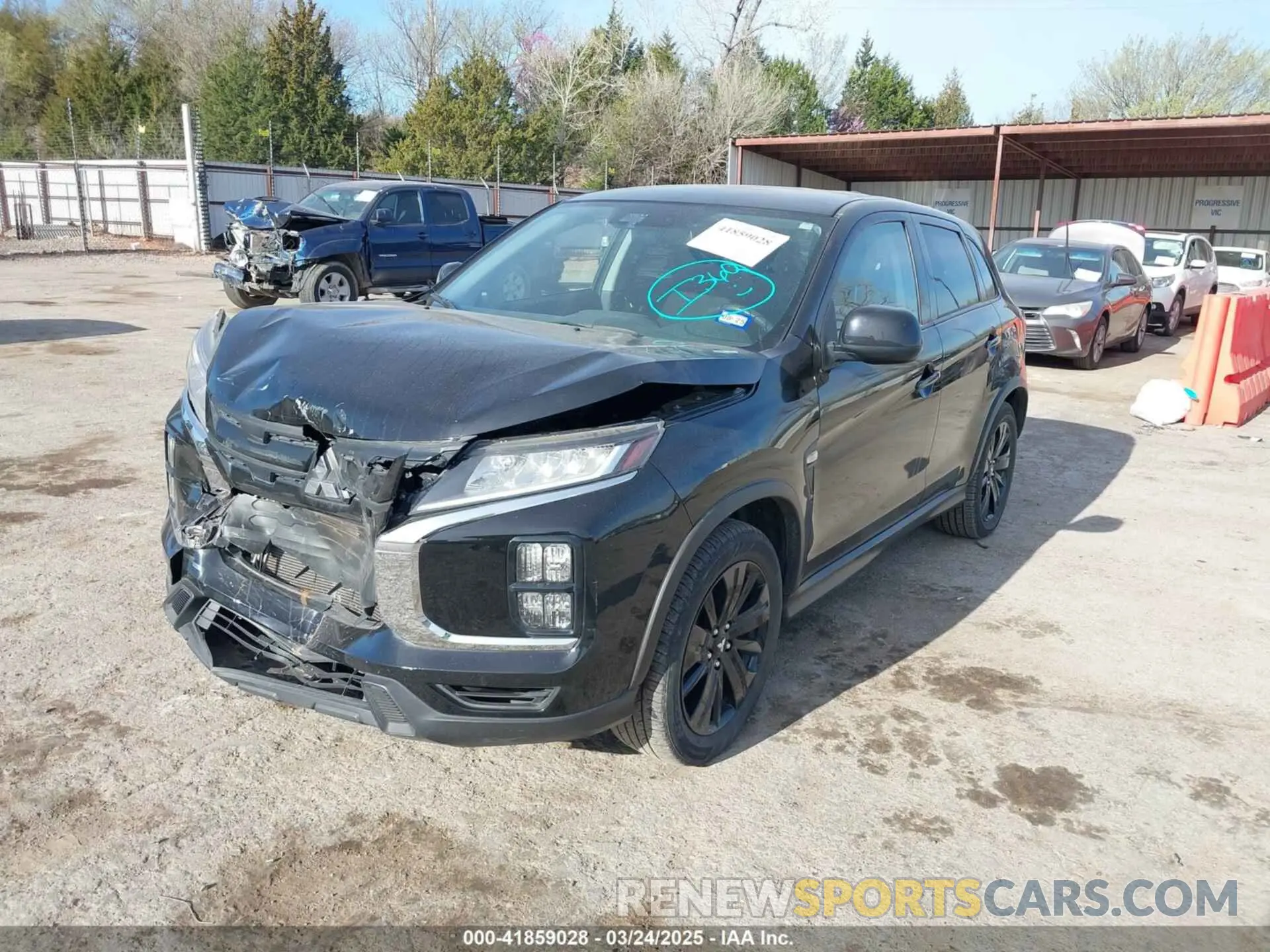 2 Photograph of a damaged car JA4APUAU4MU031026 MITSUBISHI OUTLANDER SPORT 2021