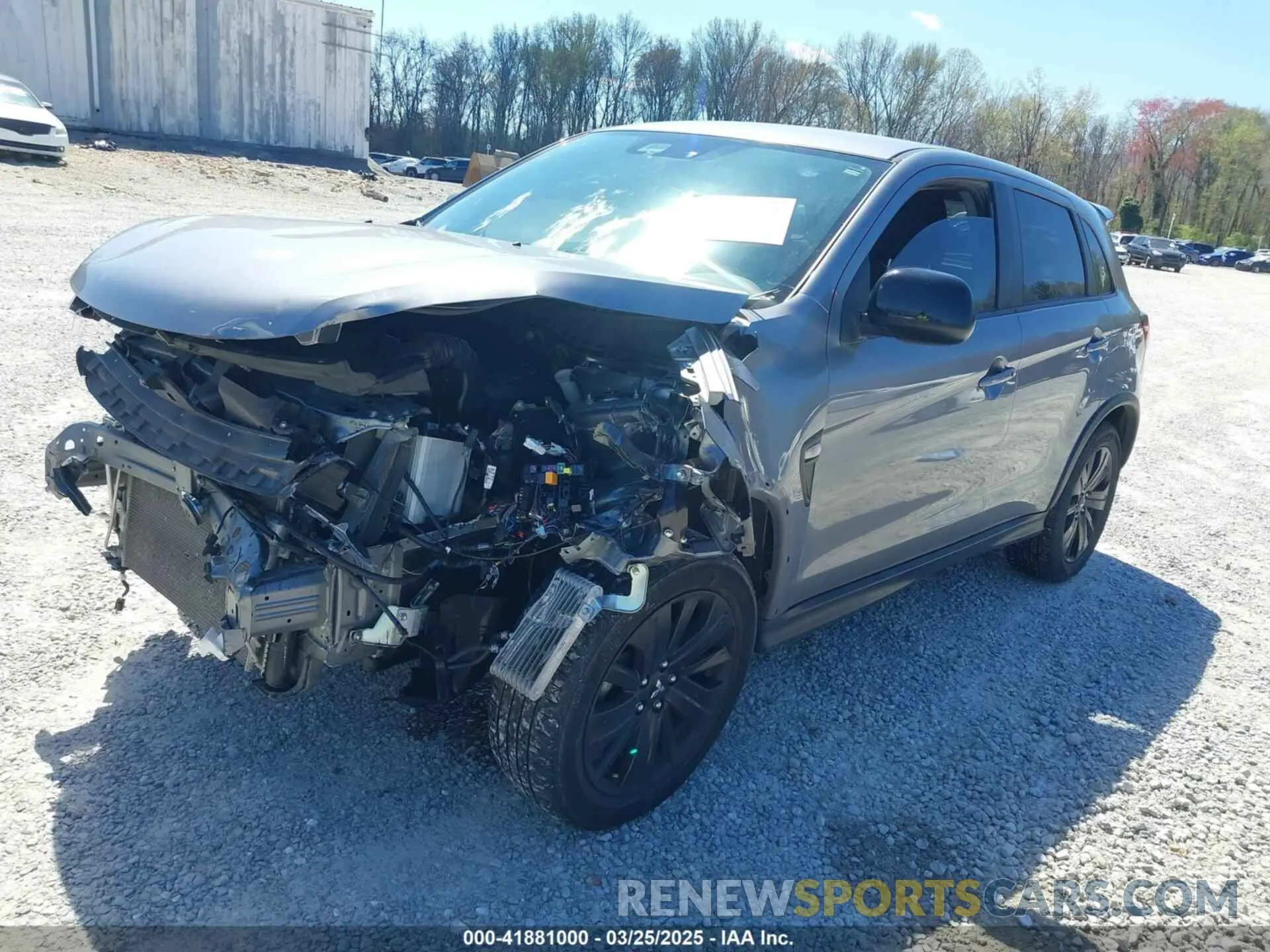 2 Photograph of a damaged car JA4APUAU6MU021145 MITSUBISHI OUTLANDER SPORT 2021