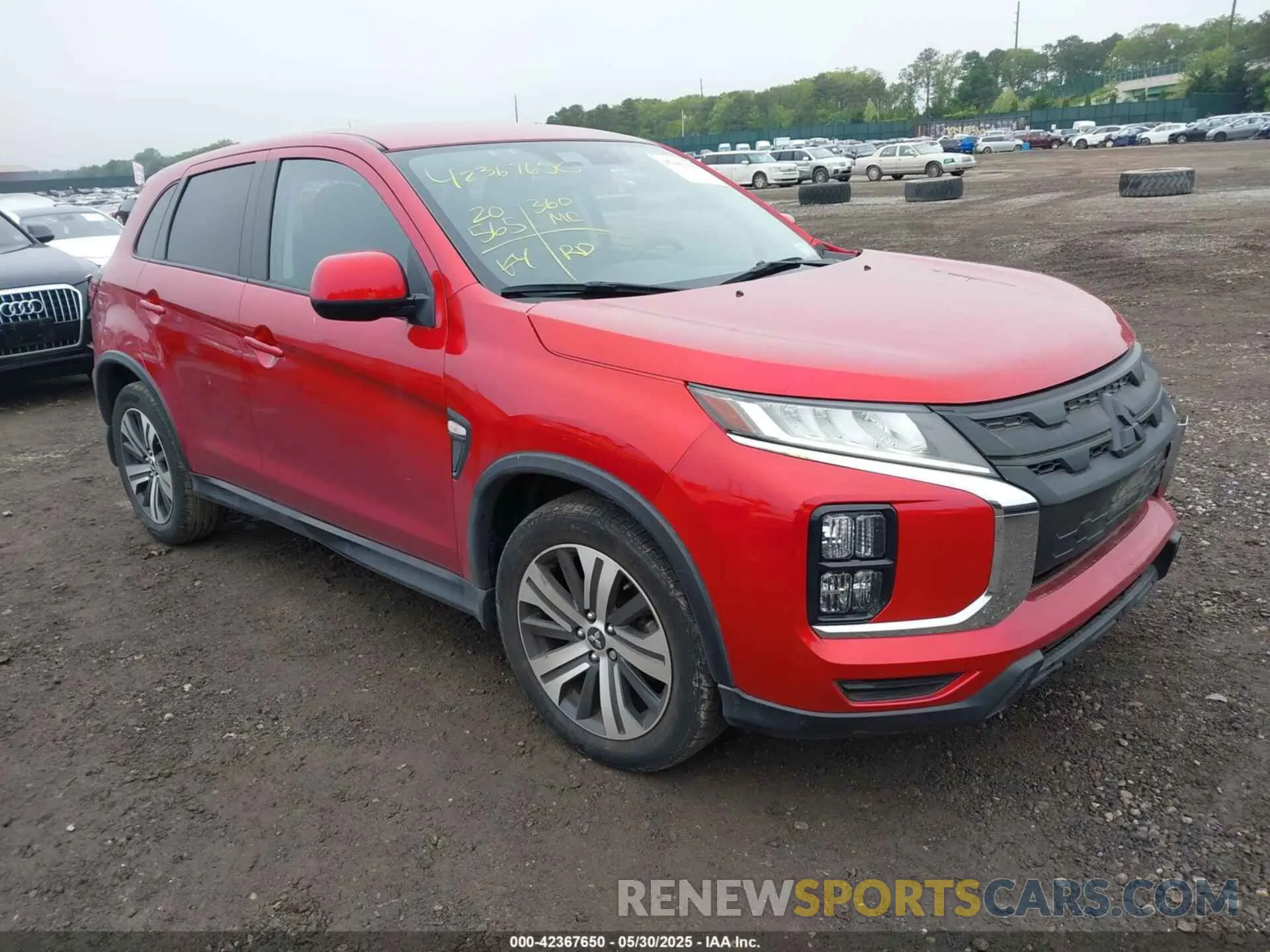 1 Photograph of a damaged car JA4APUAU6MU033599 MITSUBISHI OUTLANDER SPORT 2021