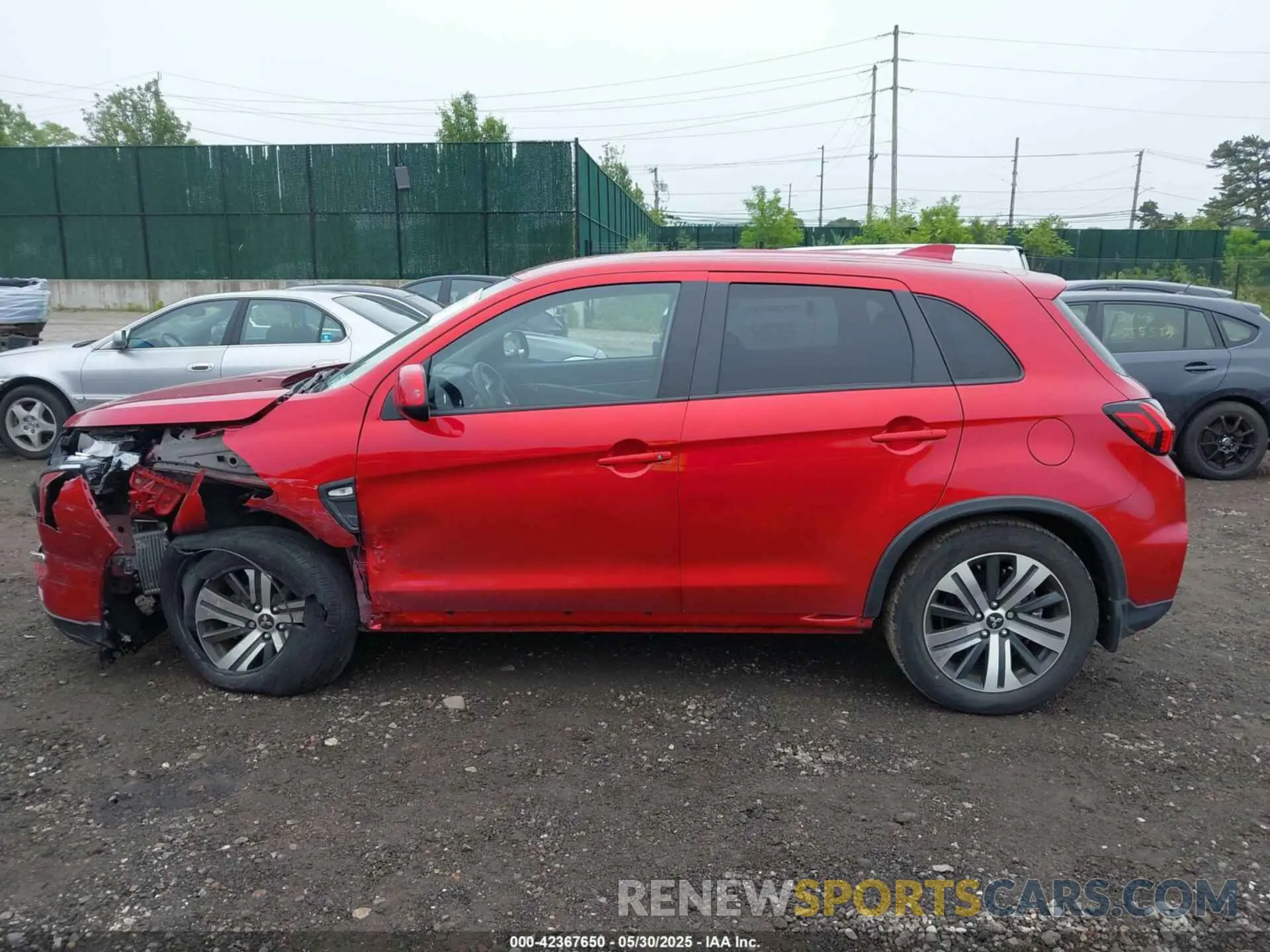 14 Photograph of a damaged car JA4APUAU6MU033599 MITSUBISHI OUTLANDER SPORT 2021