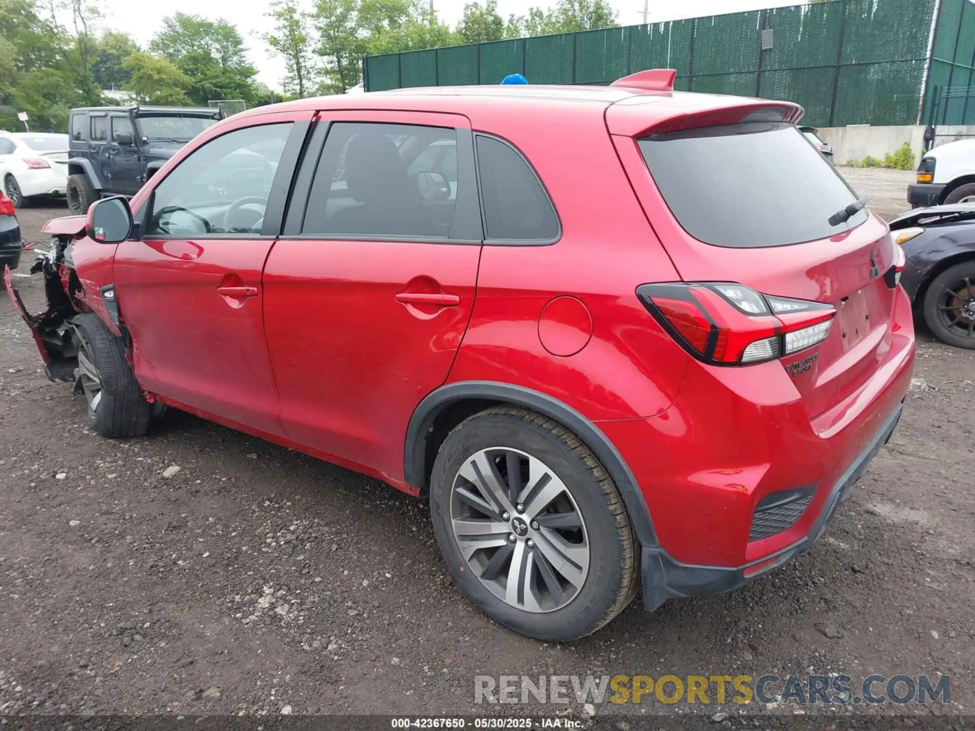 3 Photograph of a damaged car JA4APUAU6MU033599 MITSUBISHI OUTLANDER SPORT 2021
