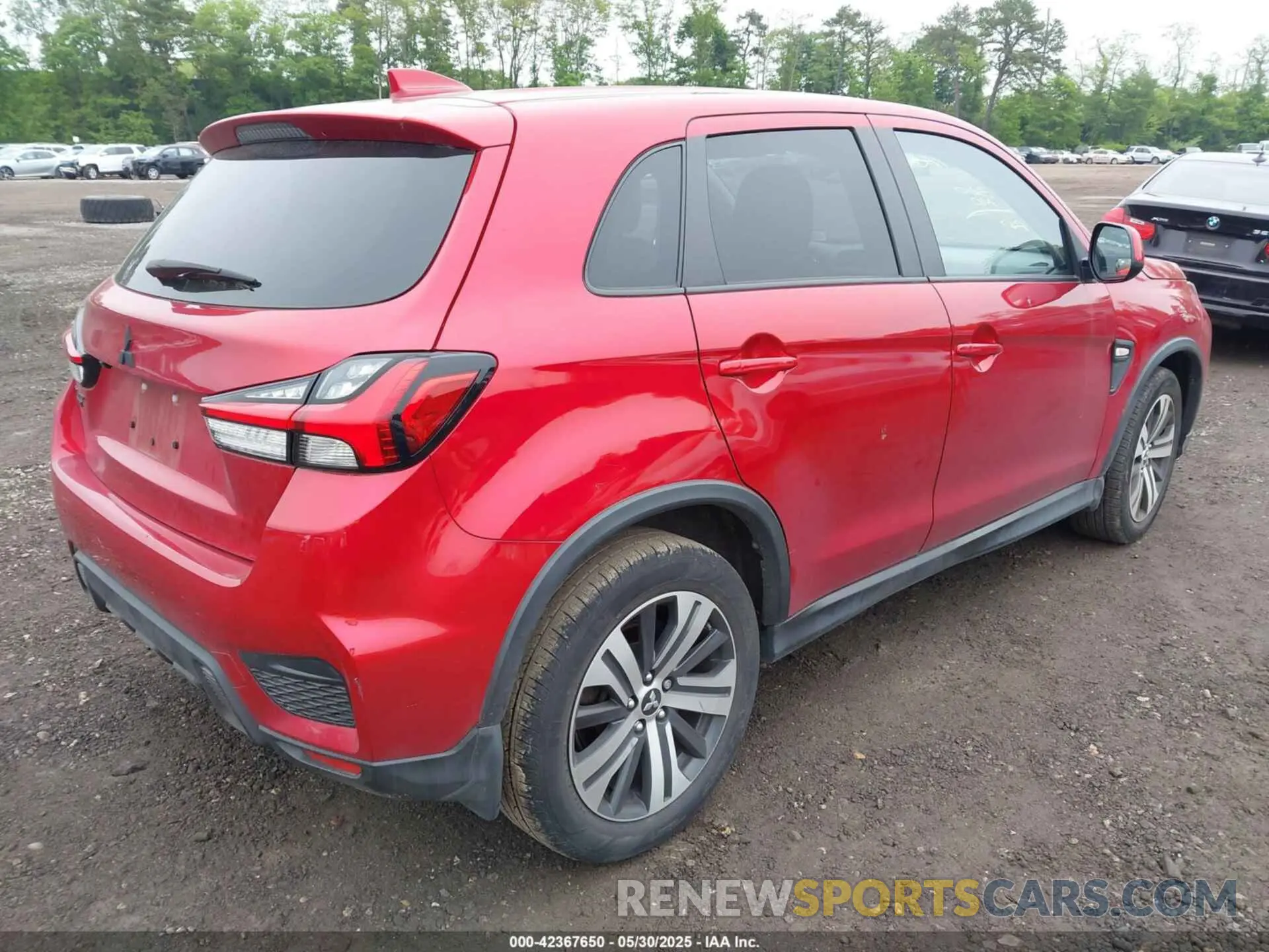 4 Photograph of a damaged car JA4APUAU6MU033599 MITSUBISHI OUTLANDER SPORT 2021