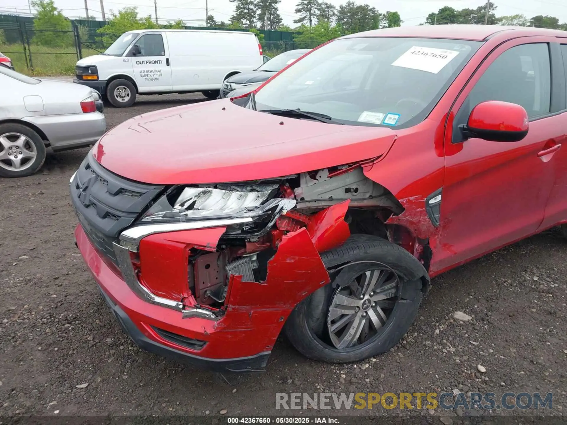 6 Photograph of a damaged car JA4APUAU6MU033599 MITSUBISHI OUTLANDER SPORT 2021