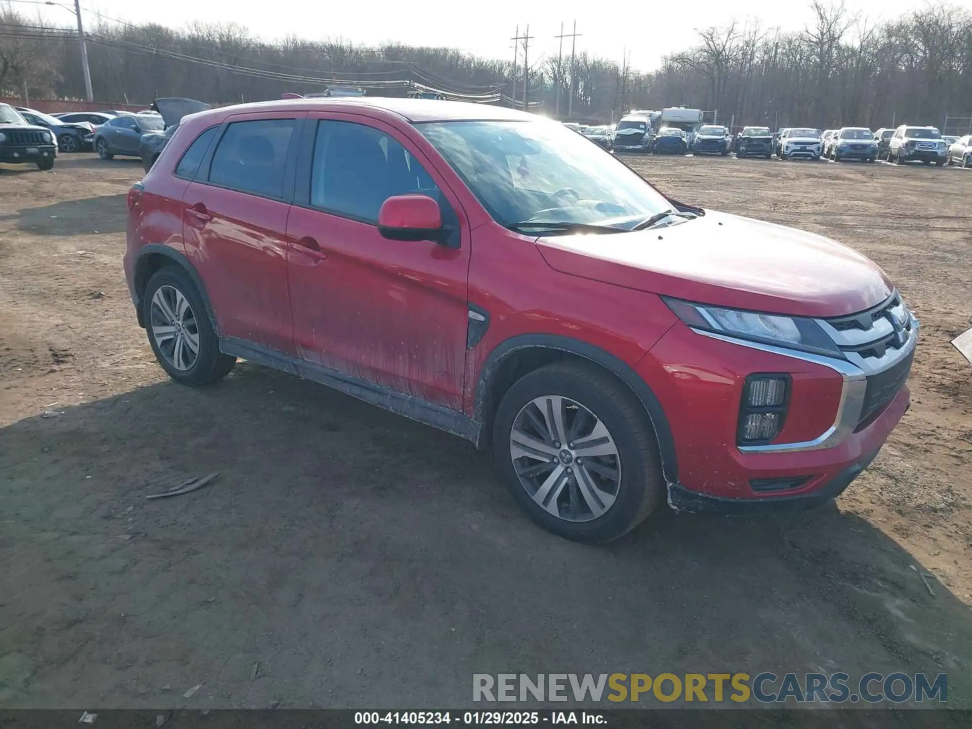 1 Photograph of a damaged car JA4APUAU6MU034395 MITSUBISHI OUTLANDER SPORT 2021