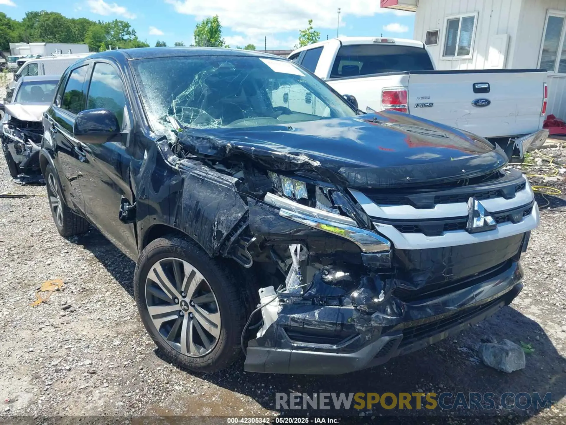 1 Photograph of a damaged car JA4APUAU8MU020269 MITSUBISHI OUTLANDER SPORT 2021