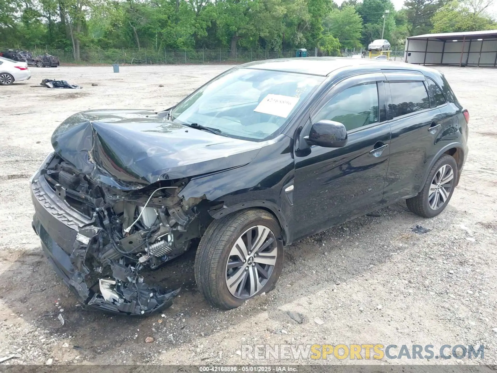 2 Photograph of a damaged car JA4APUAU8MU020966 MITSUBISHI OUTLANDER SPORT 2021