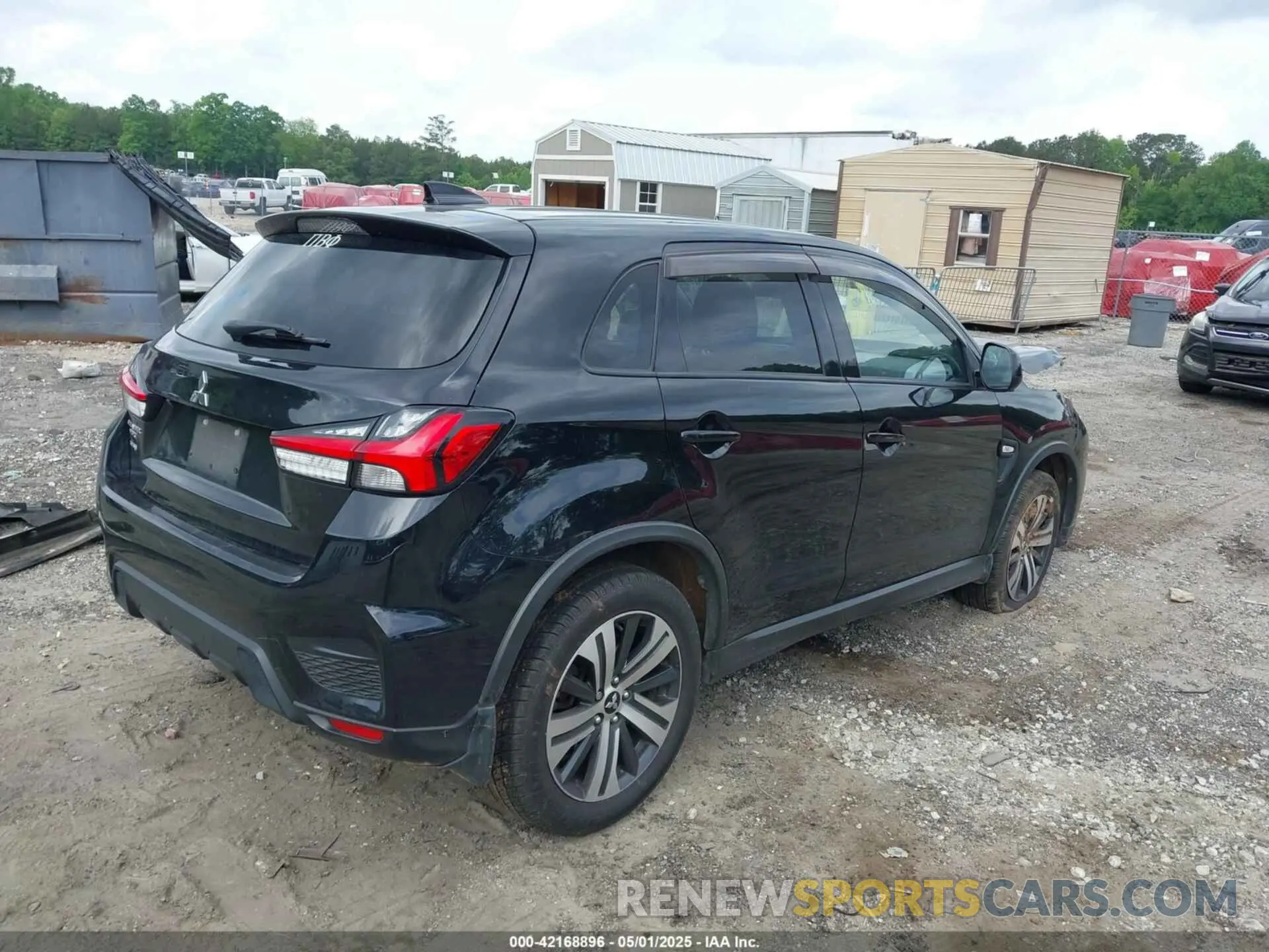4 Photograph of a damaged car JA4APUAU8MU020966 MITSUBISHI OUTLANDER SPORT 2021