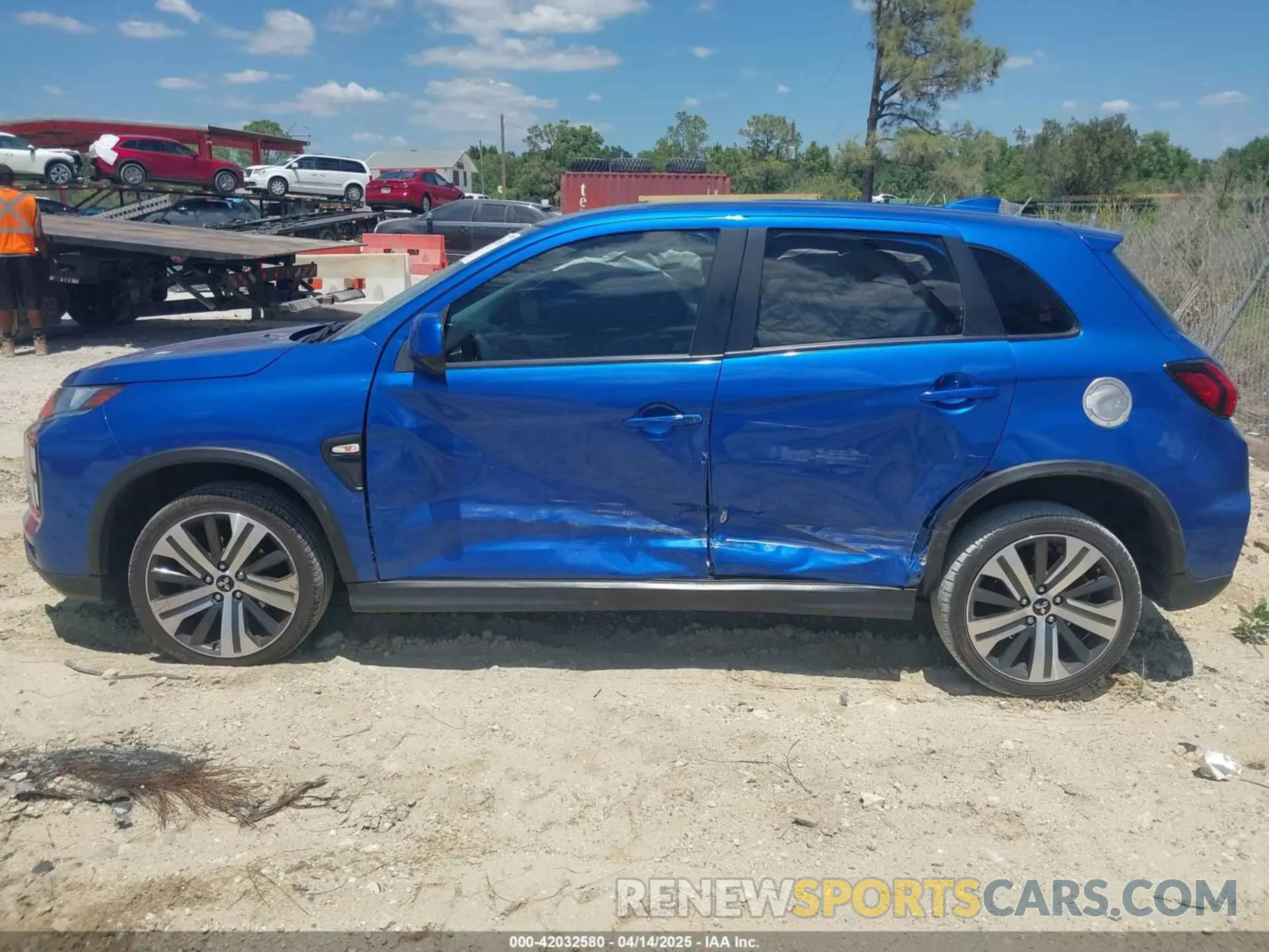 14 Photograph of a damaged car JA4APUAU8MU022233 MITSUBISHI OUTLANDER SPORT 2021