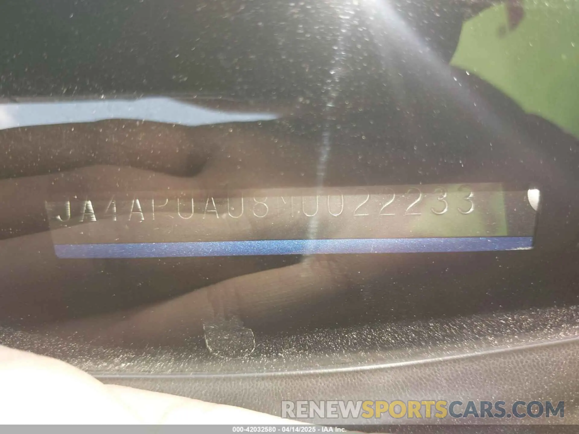 9 Photograph of a damaged car JA4APUAU8MU022233 MITSUBISHI OUTLANDER SPORT 2021