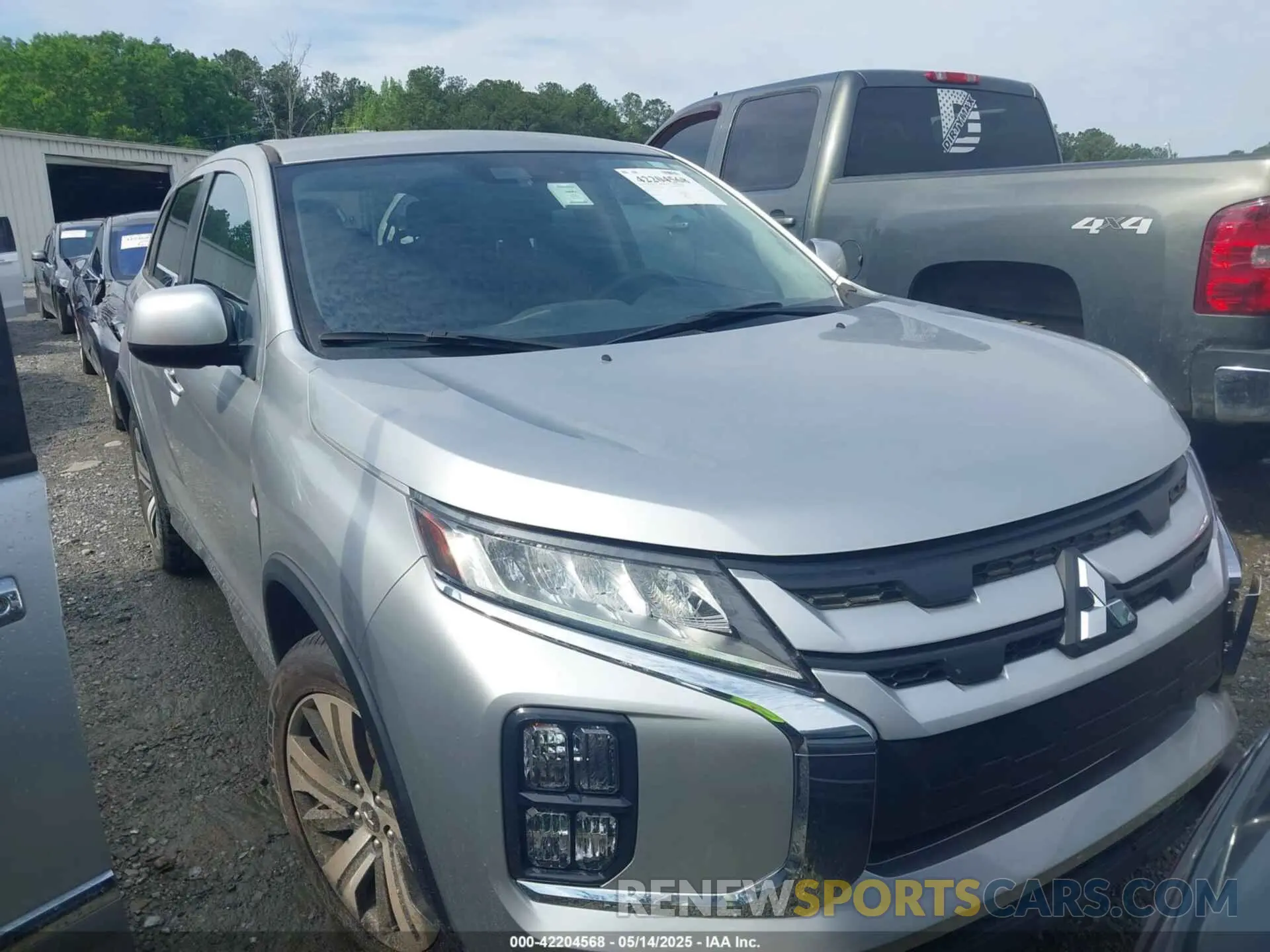 1 Photograph of a damaged car JA4APUAU8MU034978 MITSUBISHI OUTLANDER SPORT 2021