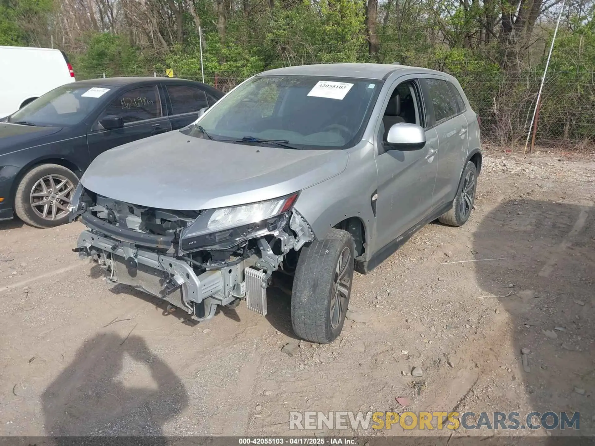 2 Photograph of a damaged car JA4APUAU9MU031863 MITSUBISHI OUTLANDER SPORT 2021