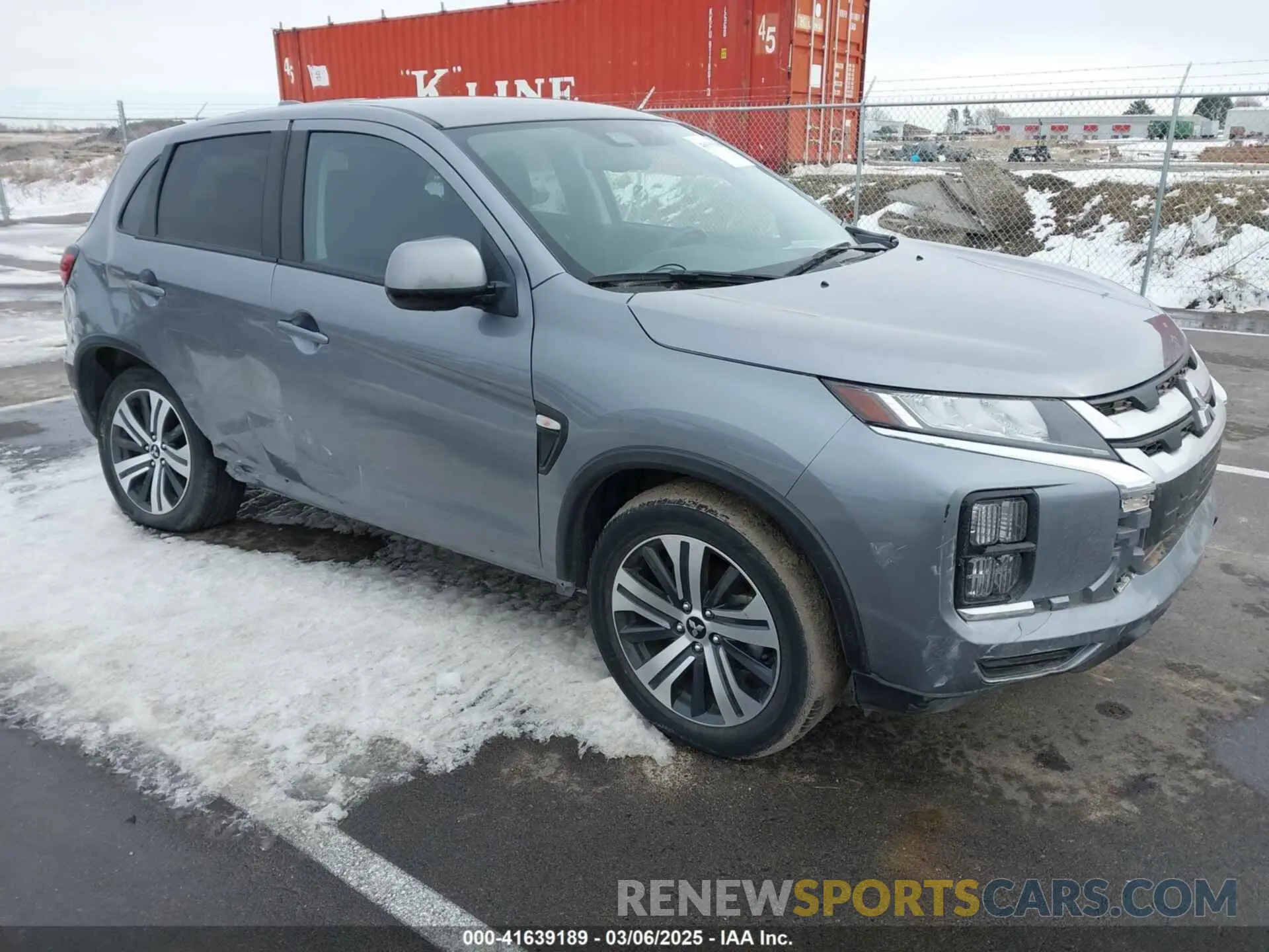1 Photograph of a damaged car JA4APUAU9MU032592 MITSUBISHI OUTLANDER SPORT 2021
