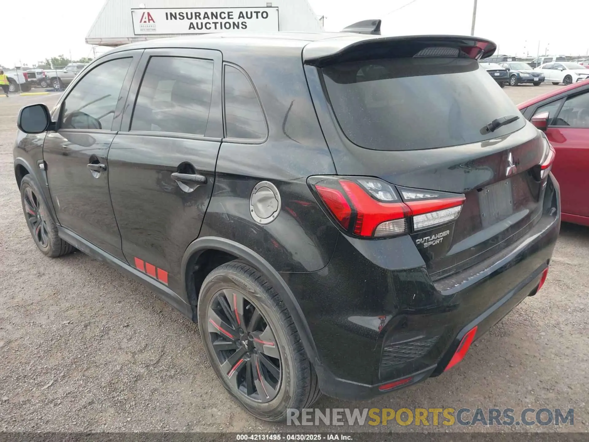 3 Photograph of a damaged car JA4APUAUXMU016742 MITSUBISHI OUTLANDER SPORT 2021