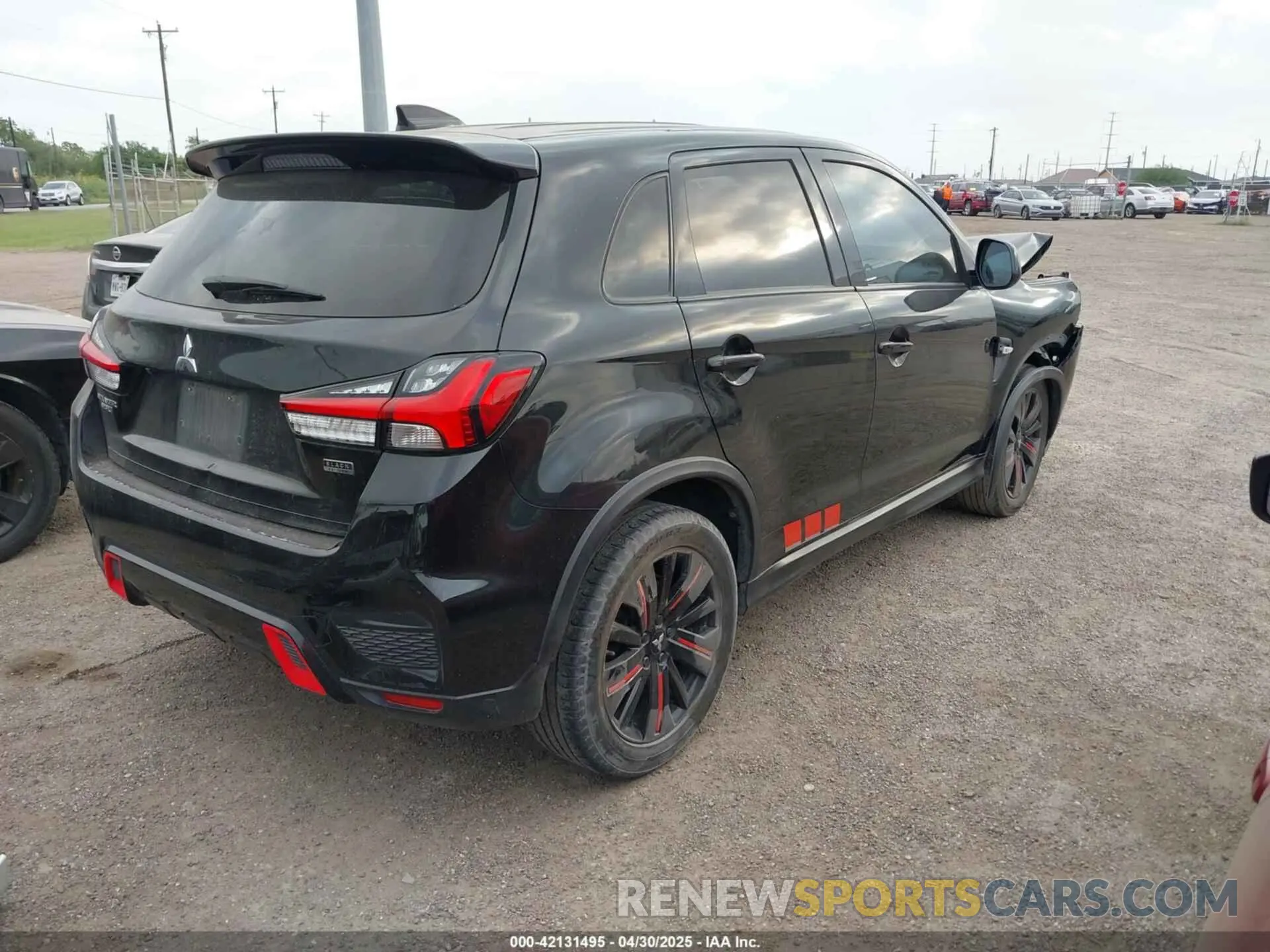 4 Photograph of a damaged car JA4APUAUXMU016742 MITSUBISHI OUTLANDER SPORT 2021