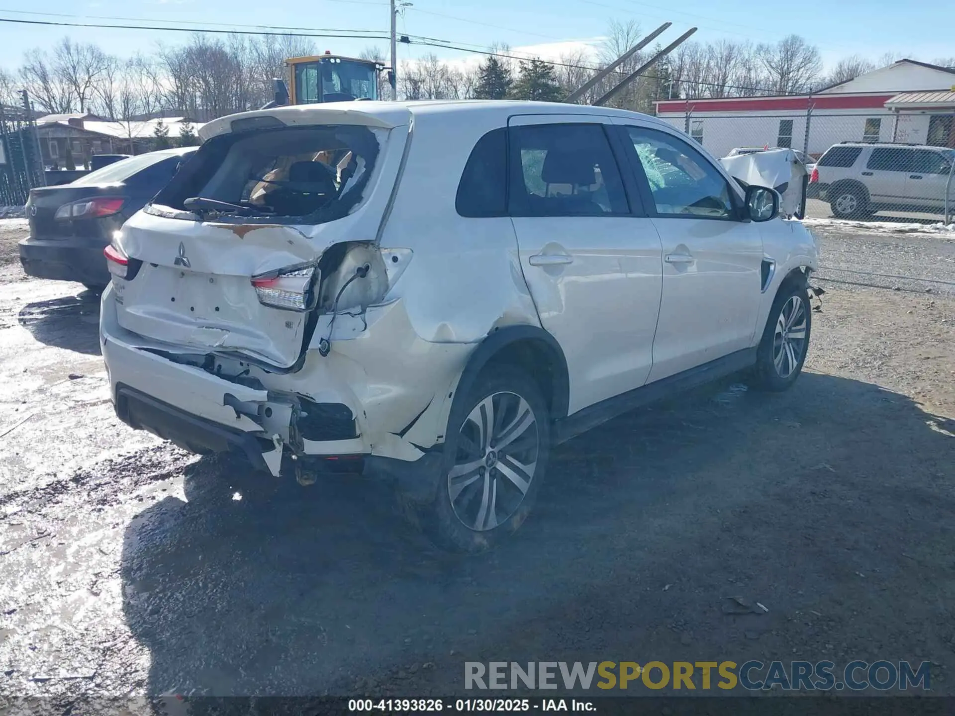 4 Photograph of a damaged car JA4APVAU0MU034303 MITSUBISHI OUTLANDER SPORT 2021