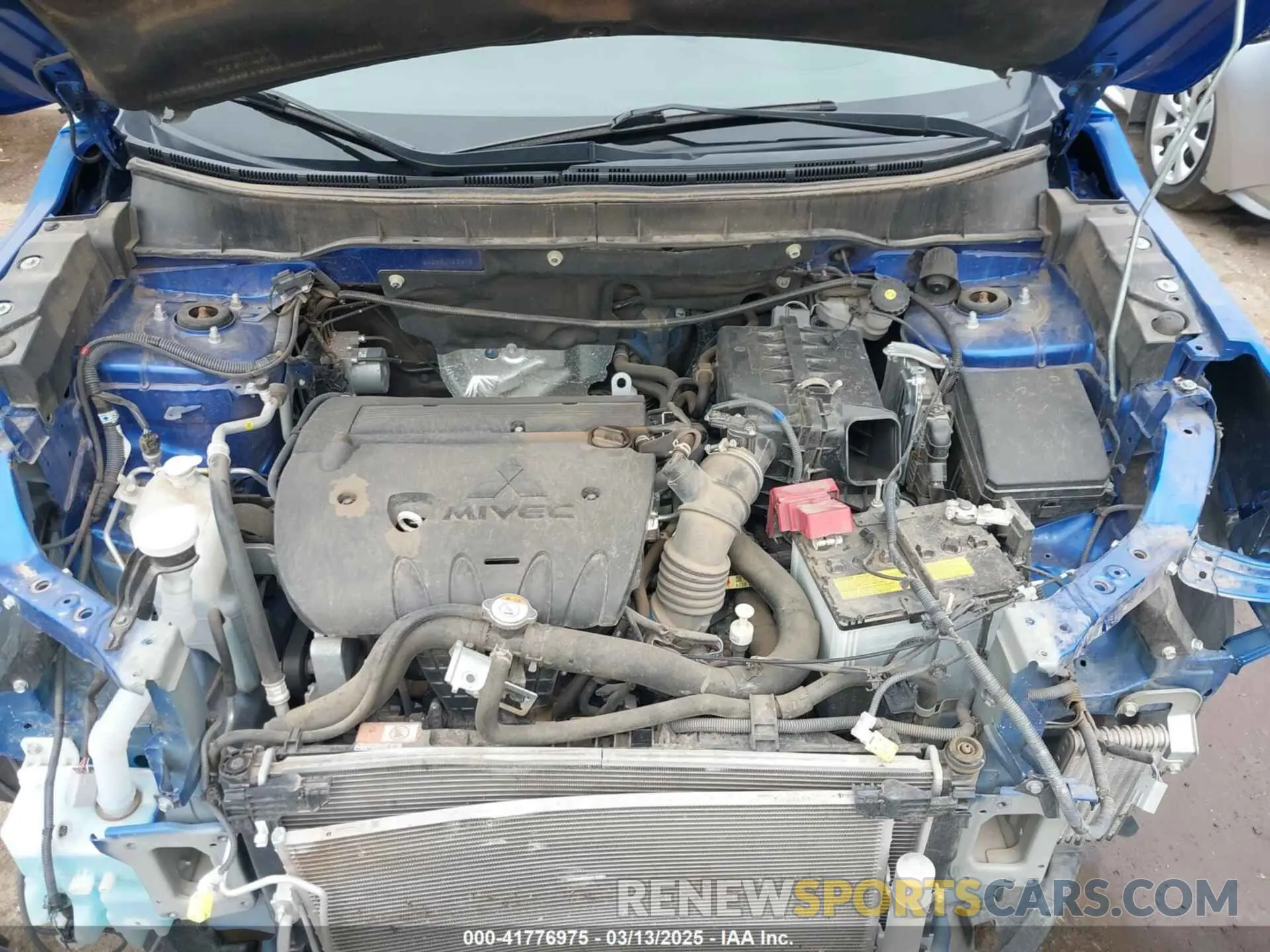 10 Photograph of a damaged car JA4APVAU2MU035615 MITSUBISHI OUTLANDER SPORT 2021