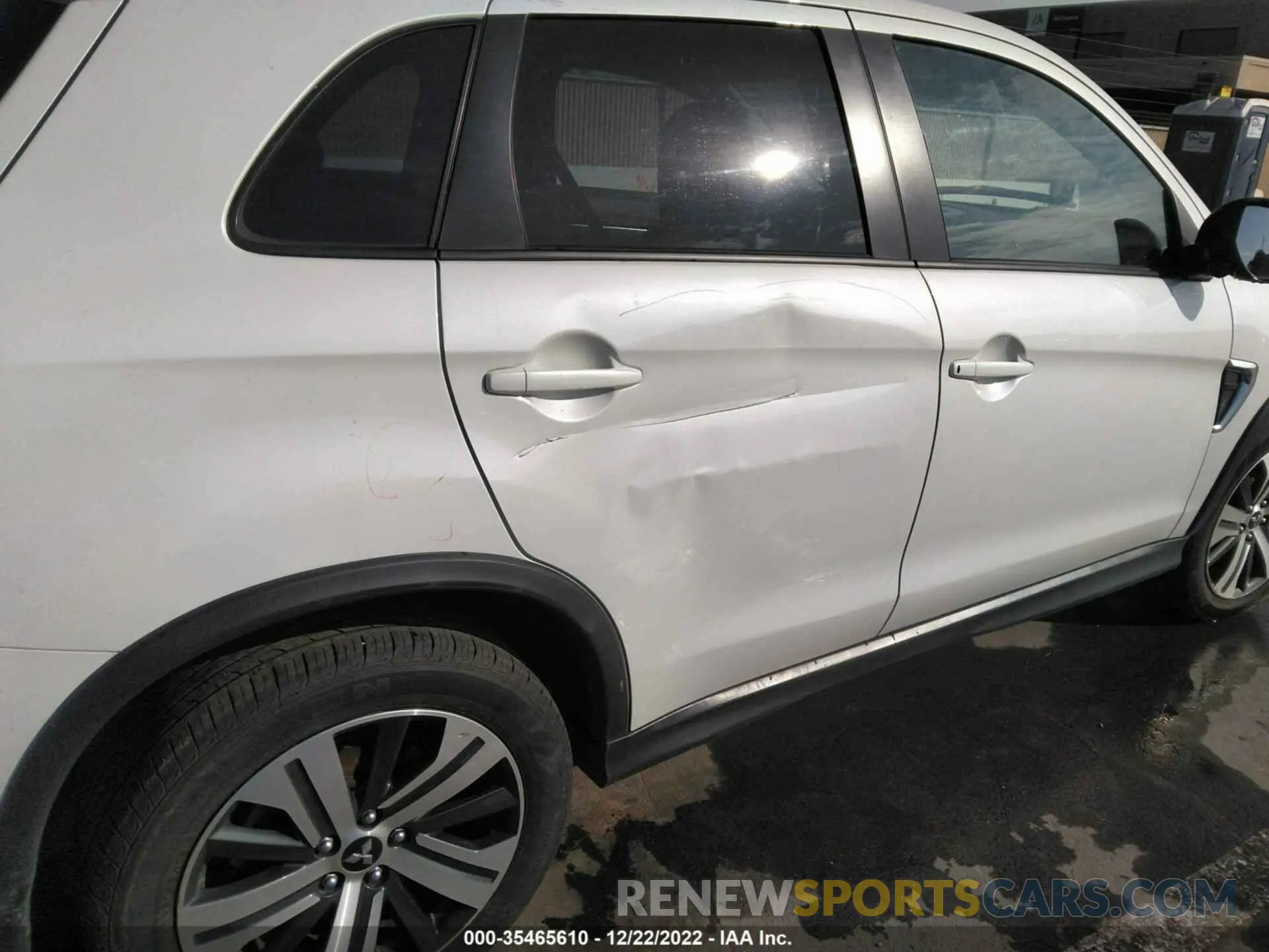 6 Photograph of a damaged car JA4APVAU5MU015892 MITSUBISHI OUTLANDER SPORT 2021