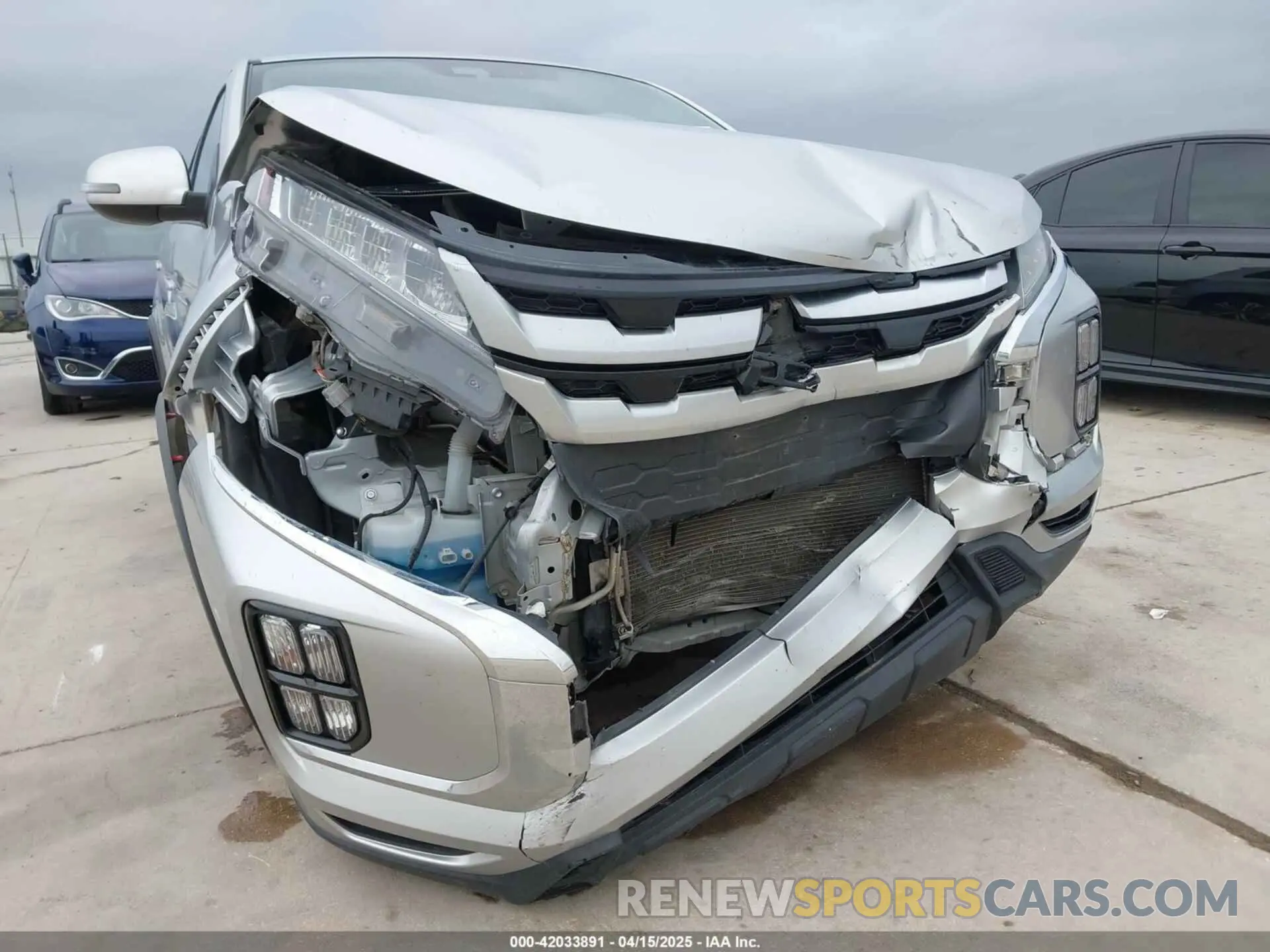 6 Photograph of a damaged car JA4APVAU7MU015876 MITSUBISHI OUTLANDER SPORT 2021