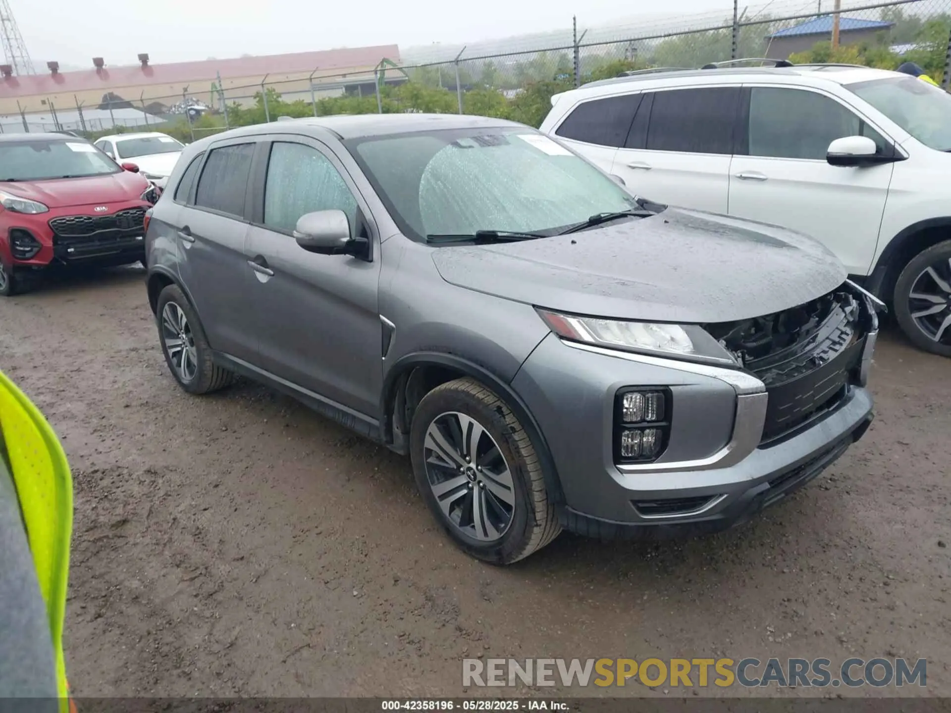 1 Photograph of a damaged car JA4APVAU8MU019547 MITSUBISHI OUTLANDER SPORT 2021