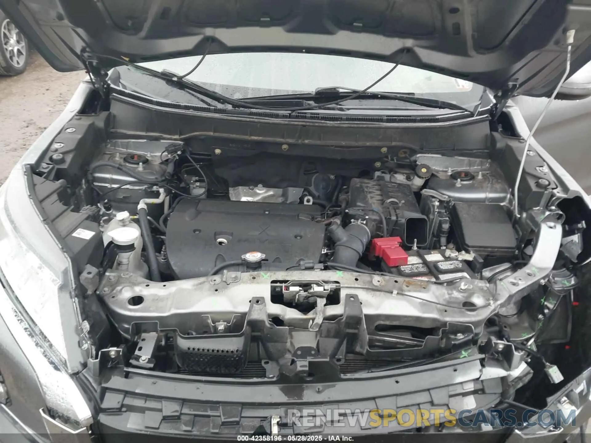 10 Photograph of a damaged car JA4APVAU8MU019547 MITSUBISHI OUTLANDER SPORT 2021