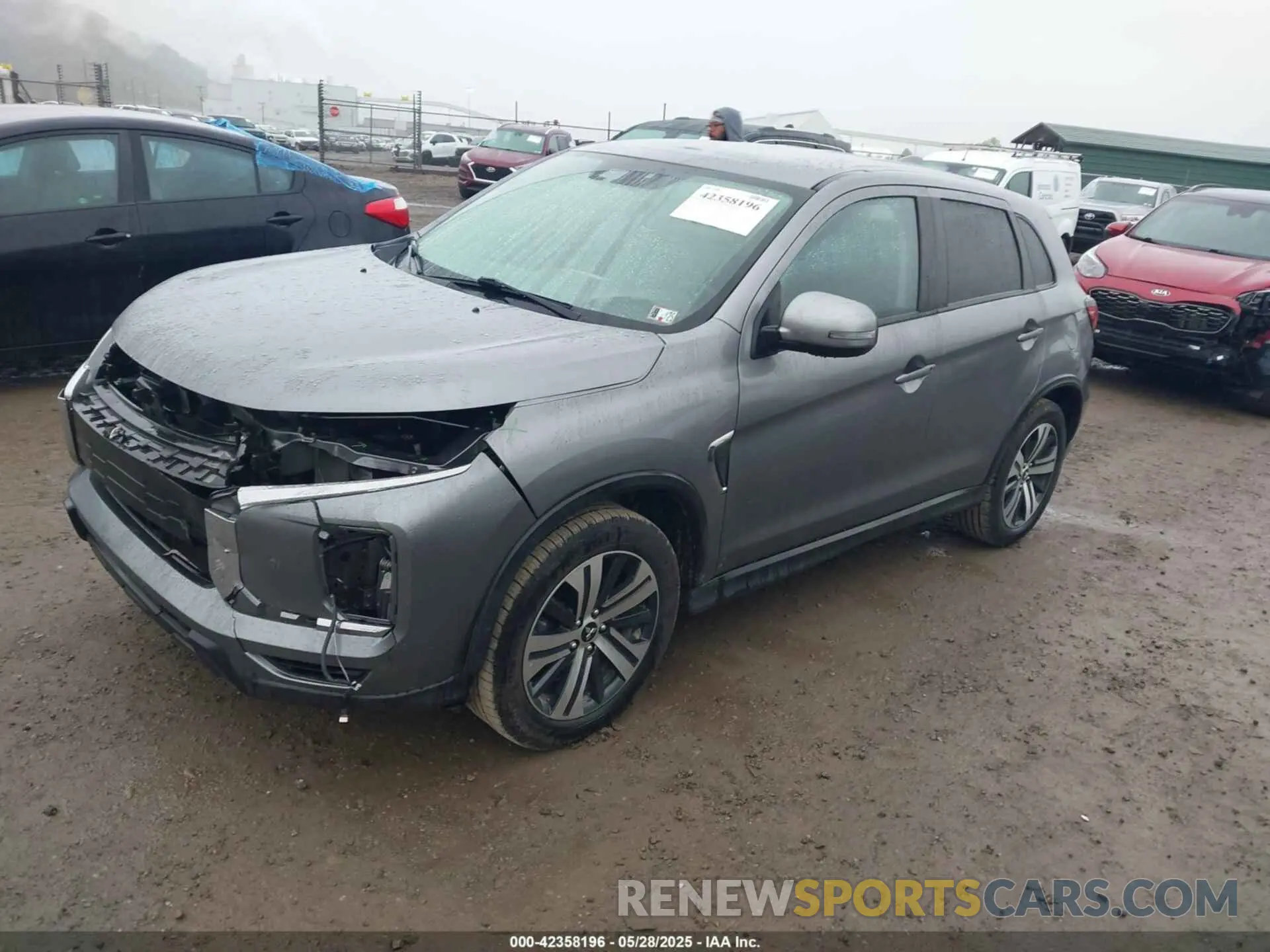 2 Photograph of a damaged car JA4APVAU8MU019547 MITSUBISHI OUTLANDER SPORT 2021