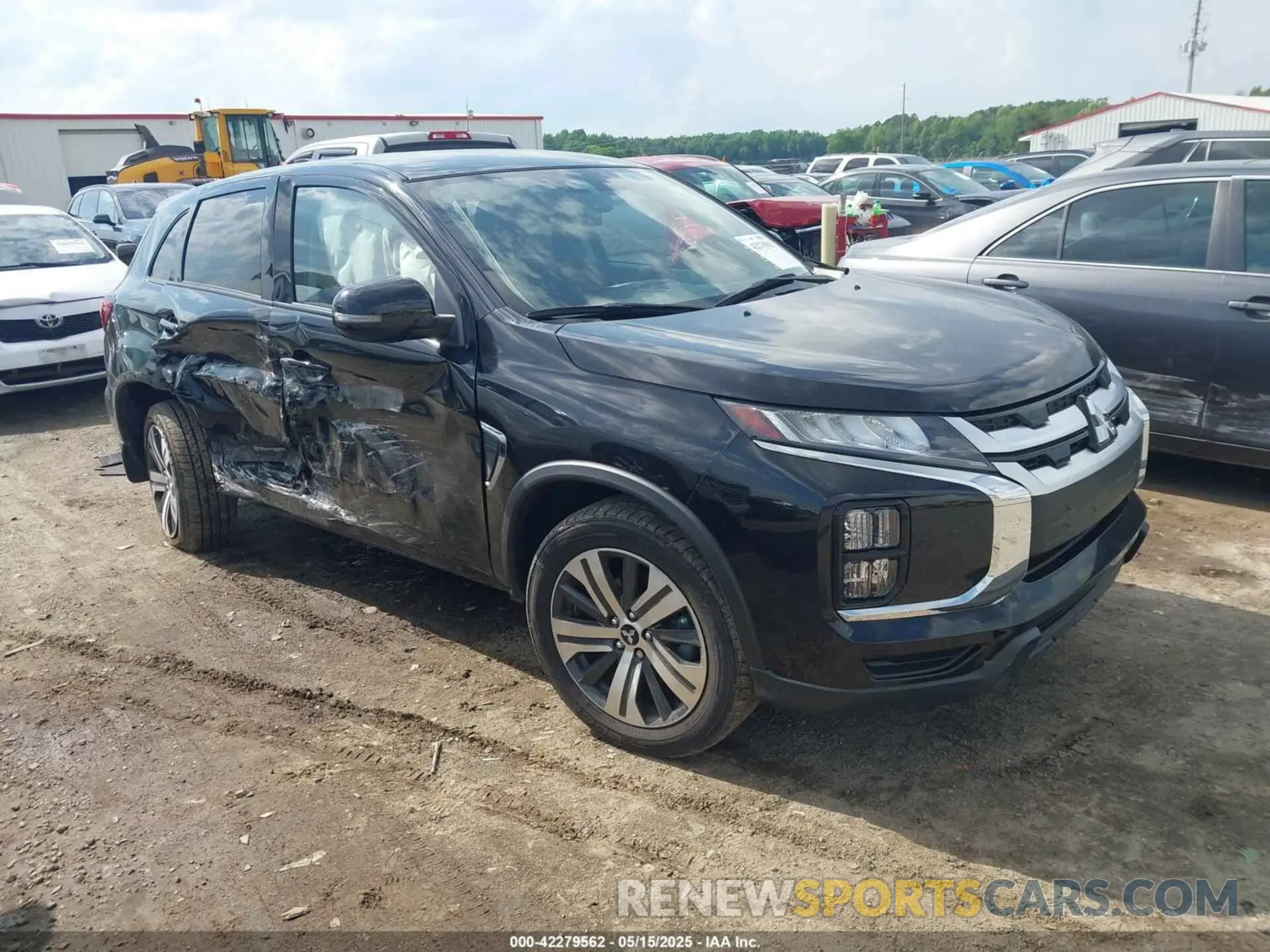 1 Photograph of a damaged car JA4APVAU8MU030791 MITSUBISHI OUTLANDER SPORT 2021