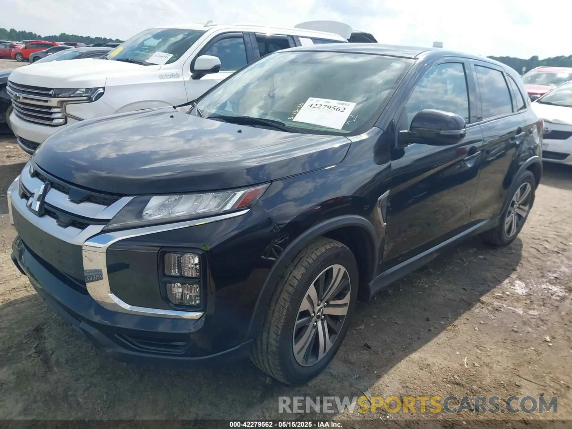 2 Photograph of a damaged car JA4APVAU8MU030791 MITSUBISHI OUTLANDER SPORT 2021