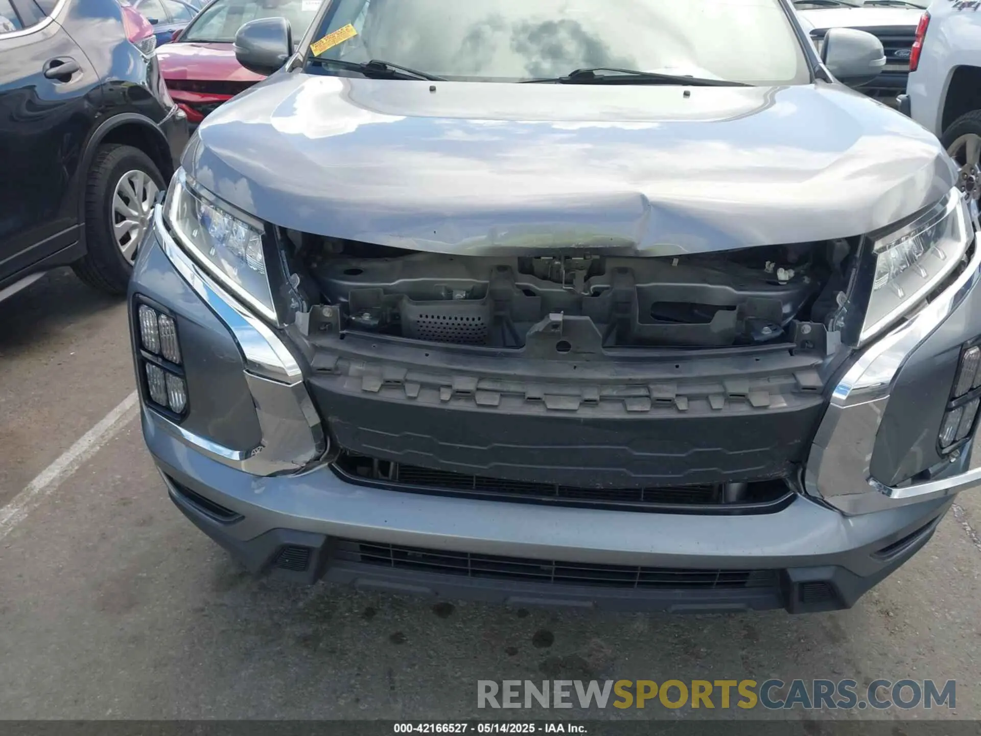 6 Photograph of a damaged car JA4APVAUXMU018576 MITSUBISHI OUTLANDER SPORT 2021
